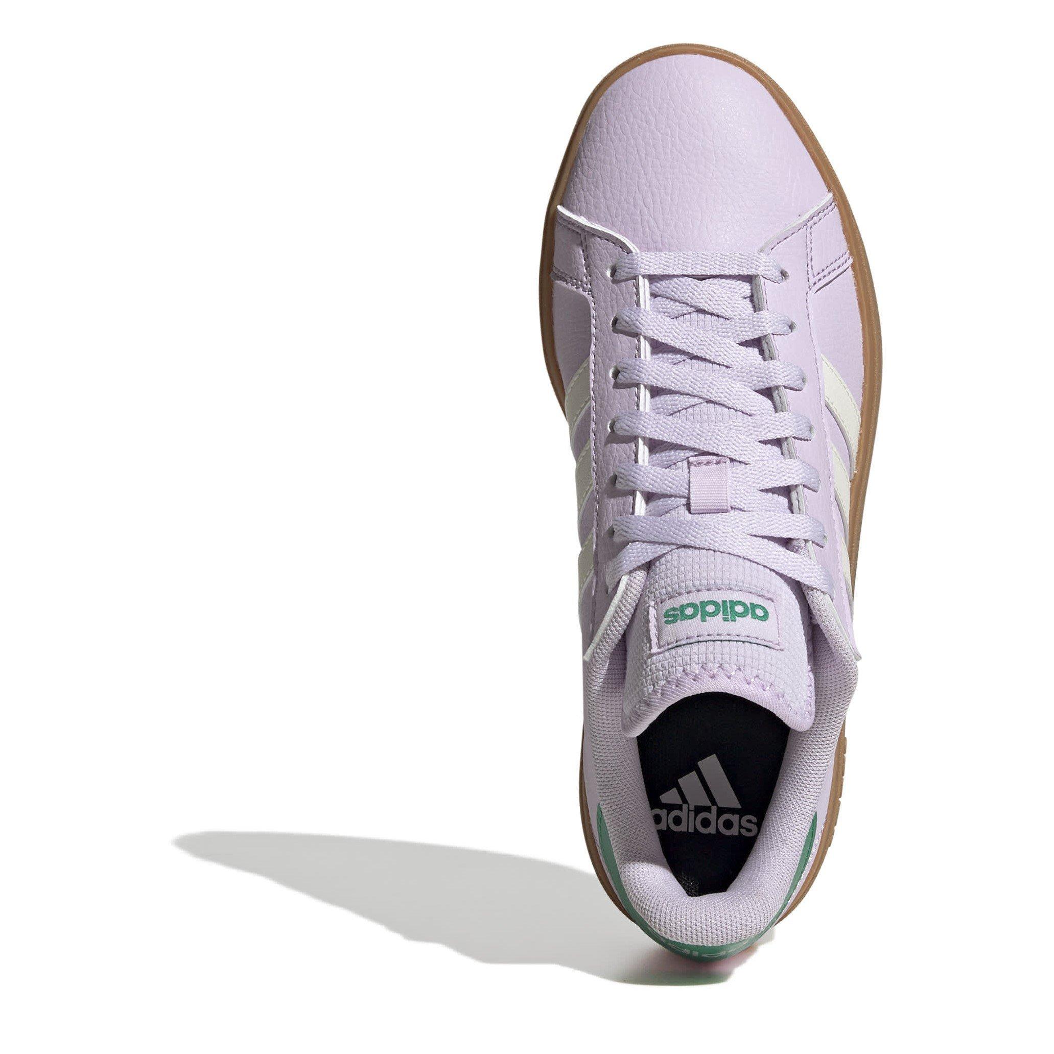 Ice Laven/Green - adidas - Grand Court Base Womens Shoes - 6