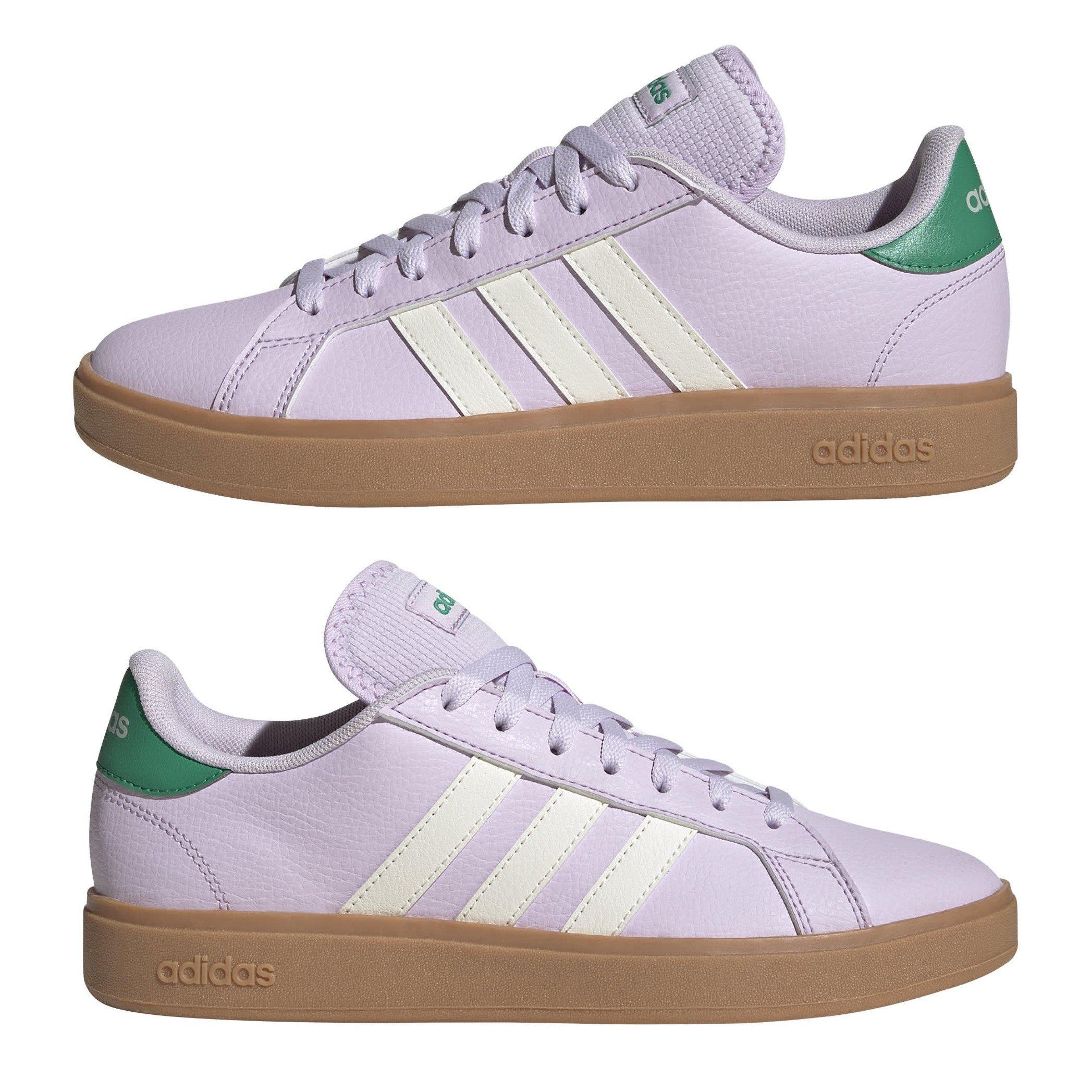 Ice Laven/Green - adidas - Grand Court Base Womens Shoes - 10
