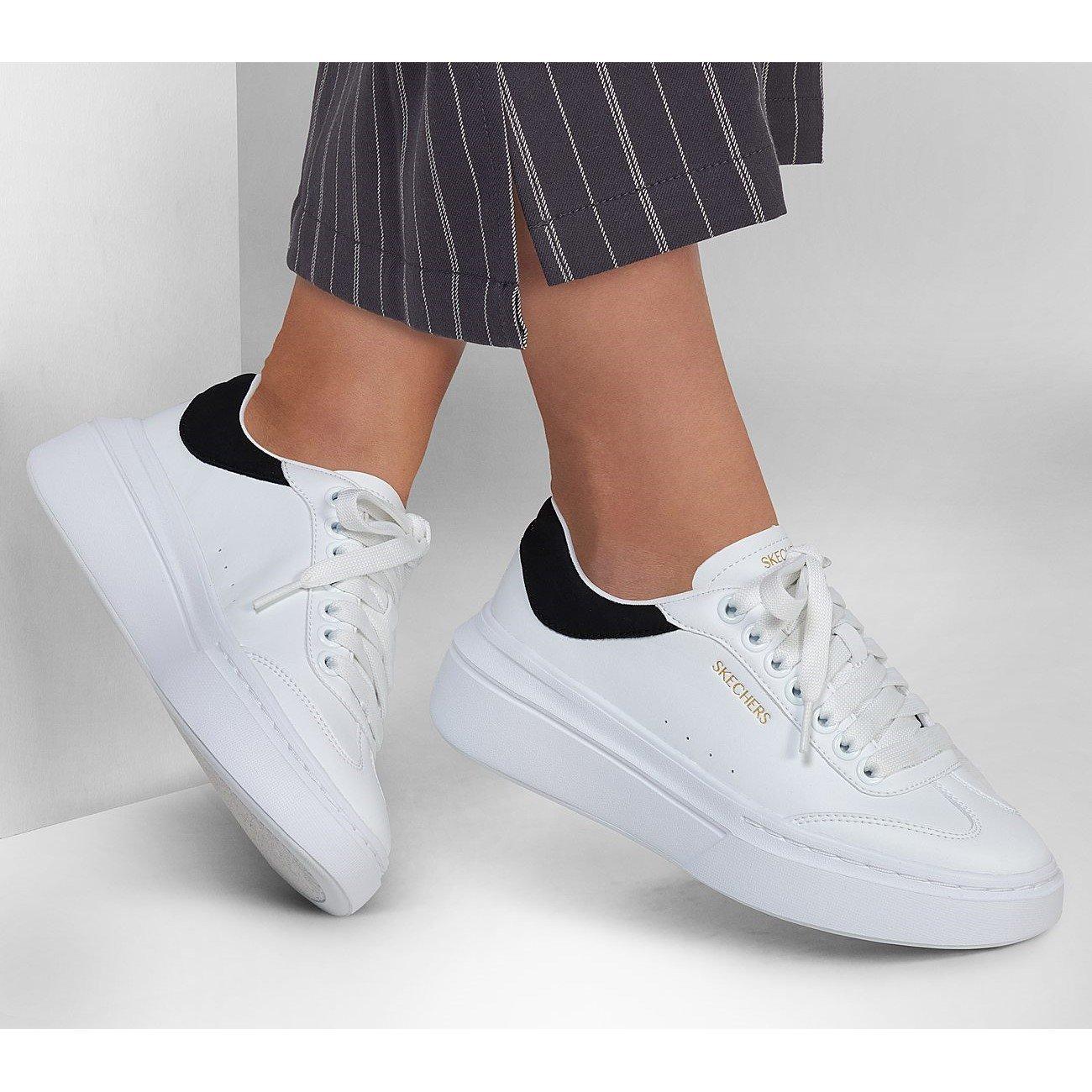 White/Black - Skechers - Cordova Classic Low-Top Trainers - 6