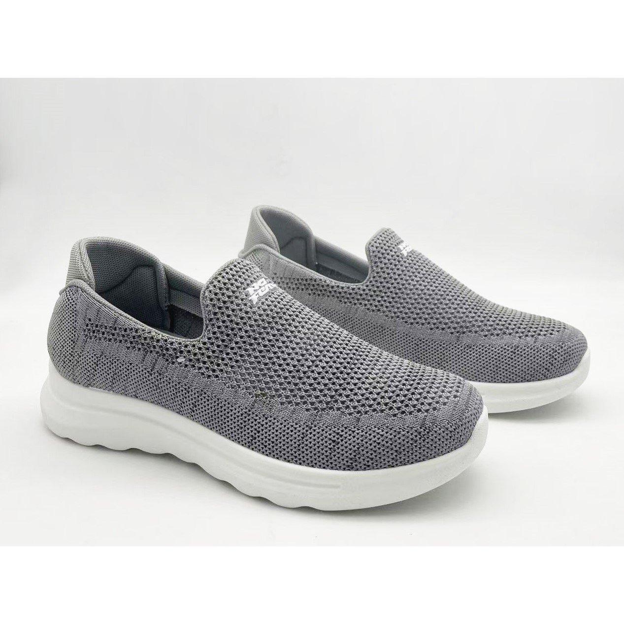 Grey - No Fear - Women's Flair Slip On Trainers - 3