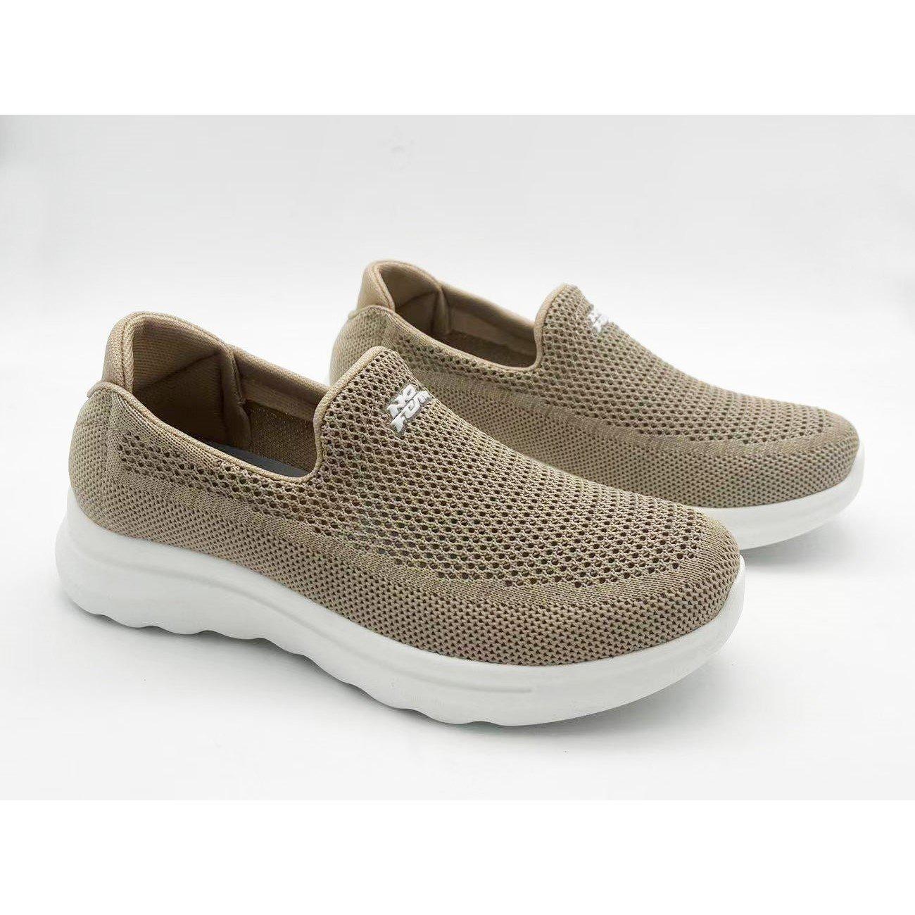 Beige - No Fear - Flair Slip On Trainers - 3