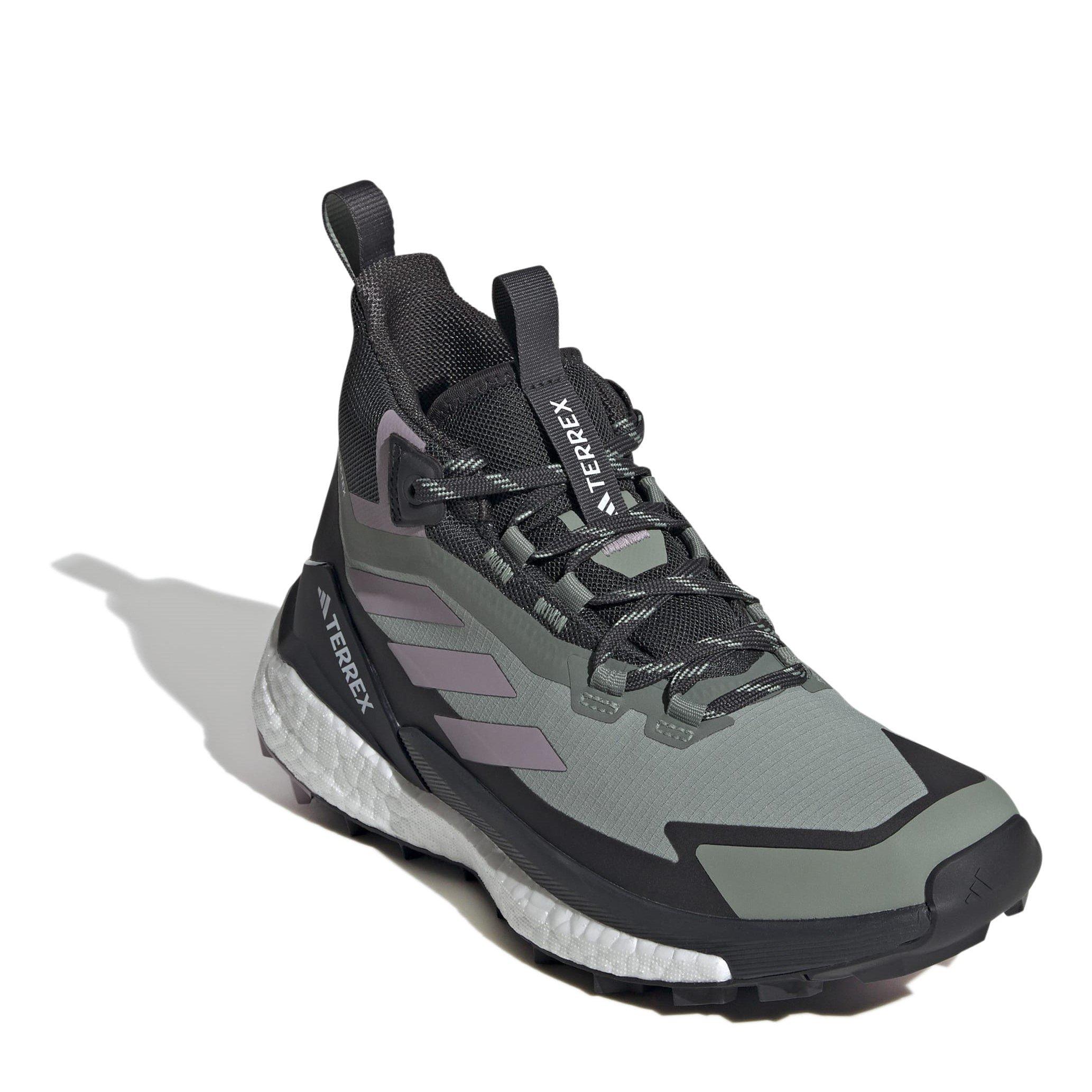 Sølv Grøn - adidas - Terrex Free Hiker 2.0 Gore-Tex Hiking Shoes Womens - 3