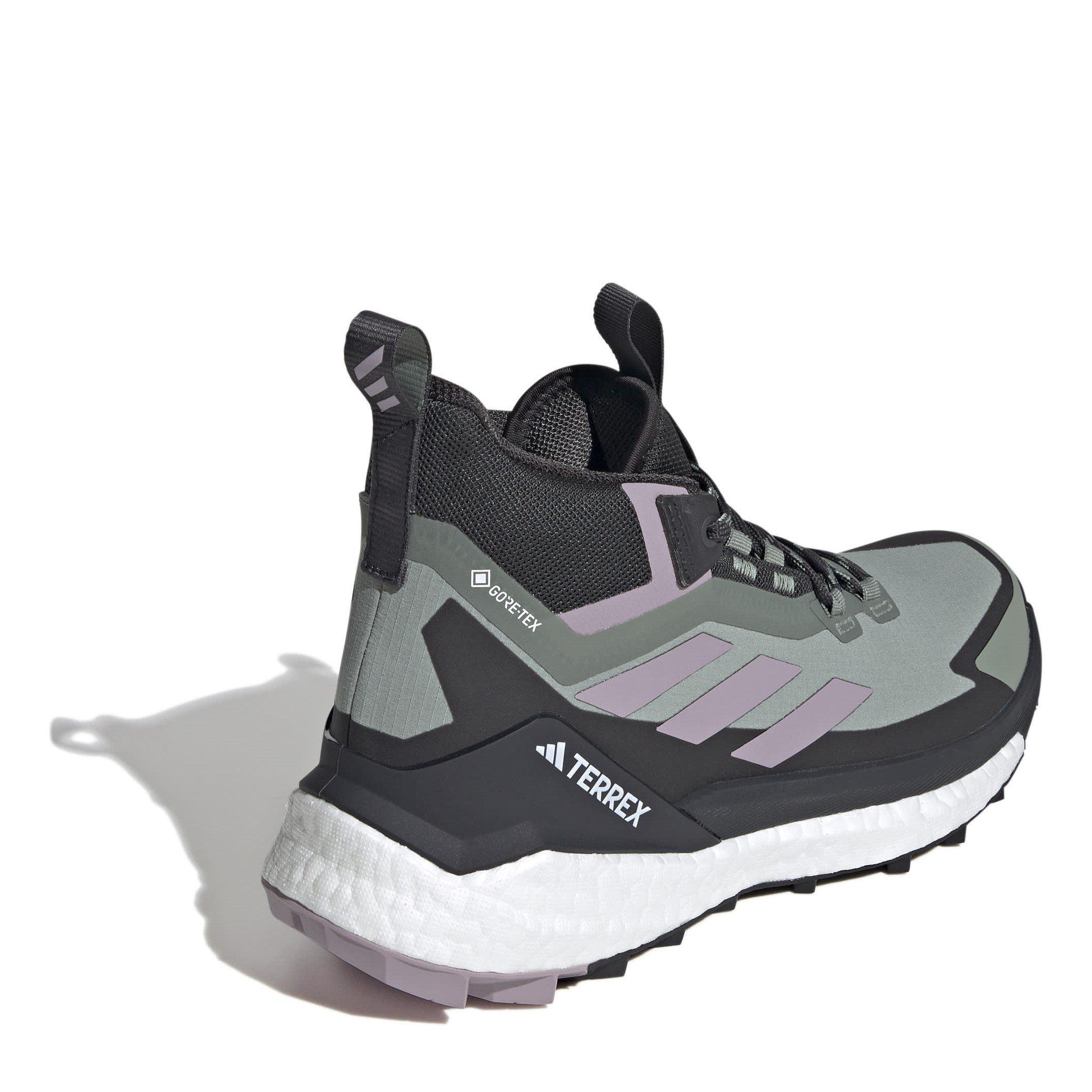 Sølv Grøn - adidas - Terrex Free Hiker 2.0 Gore-Tex Hiking Shoes Womens - 4