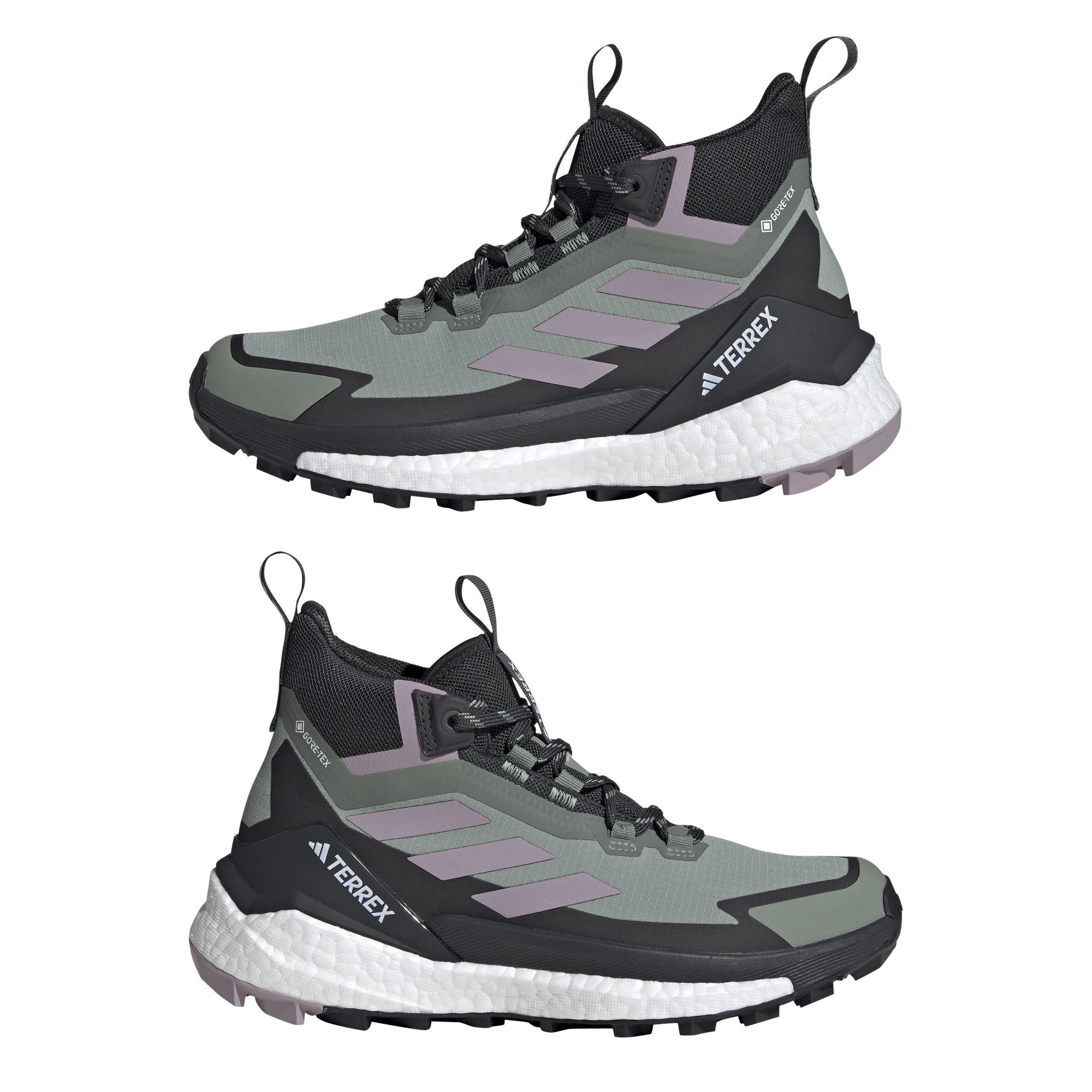 Sølv Grøn - adidas - Terrex Free Hiker 2.0 Gore-Tex Hiking Shoes Womens - 9