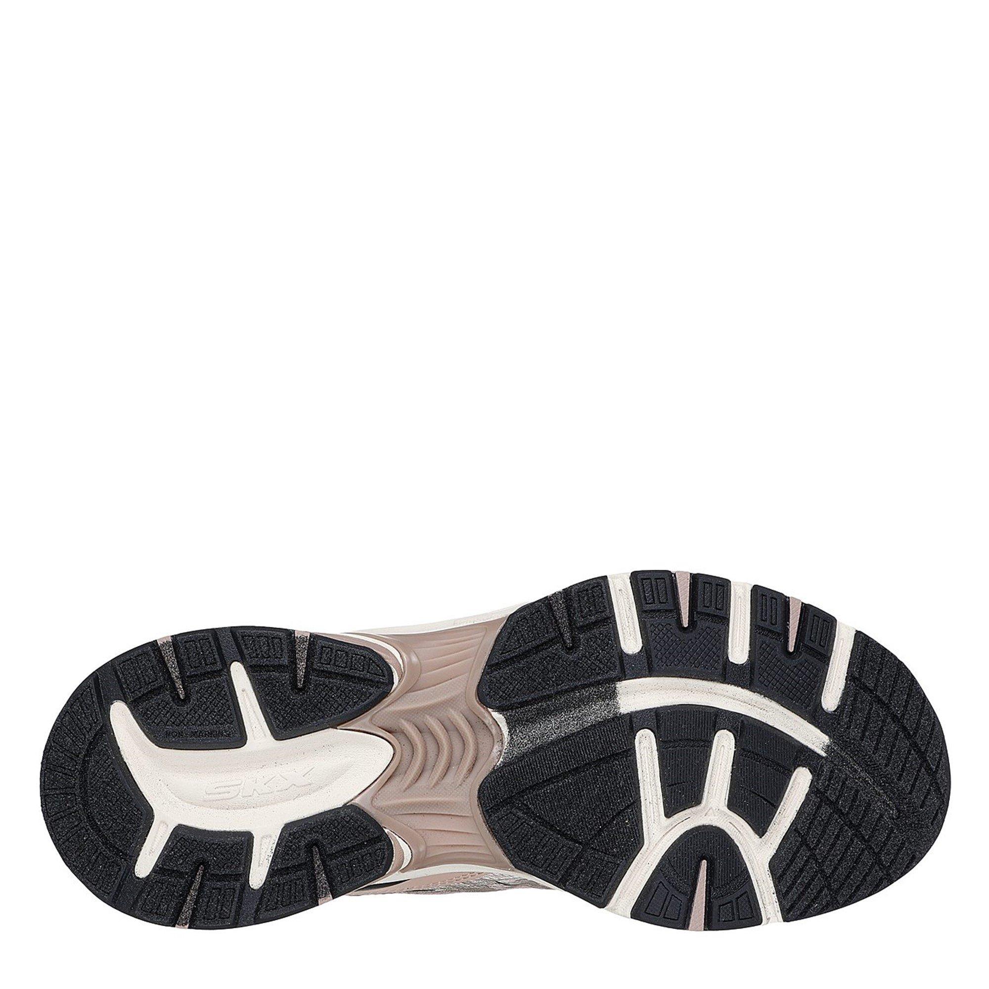 Rose - Skechers - Metallic Overlay Mesh Slip On Trainers - 4