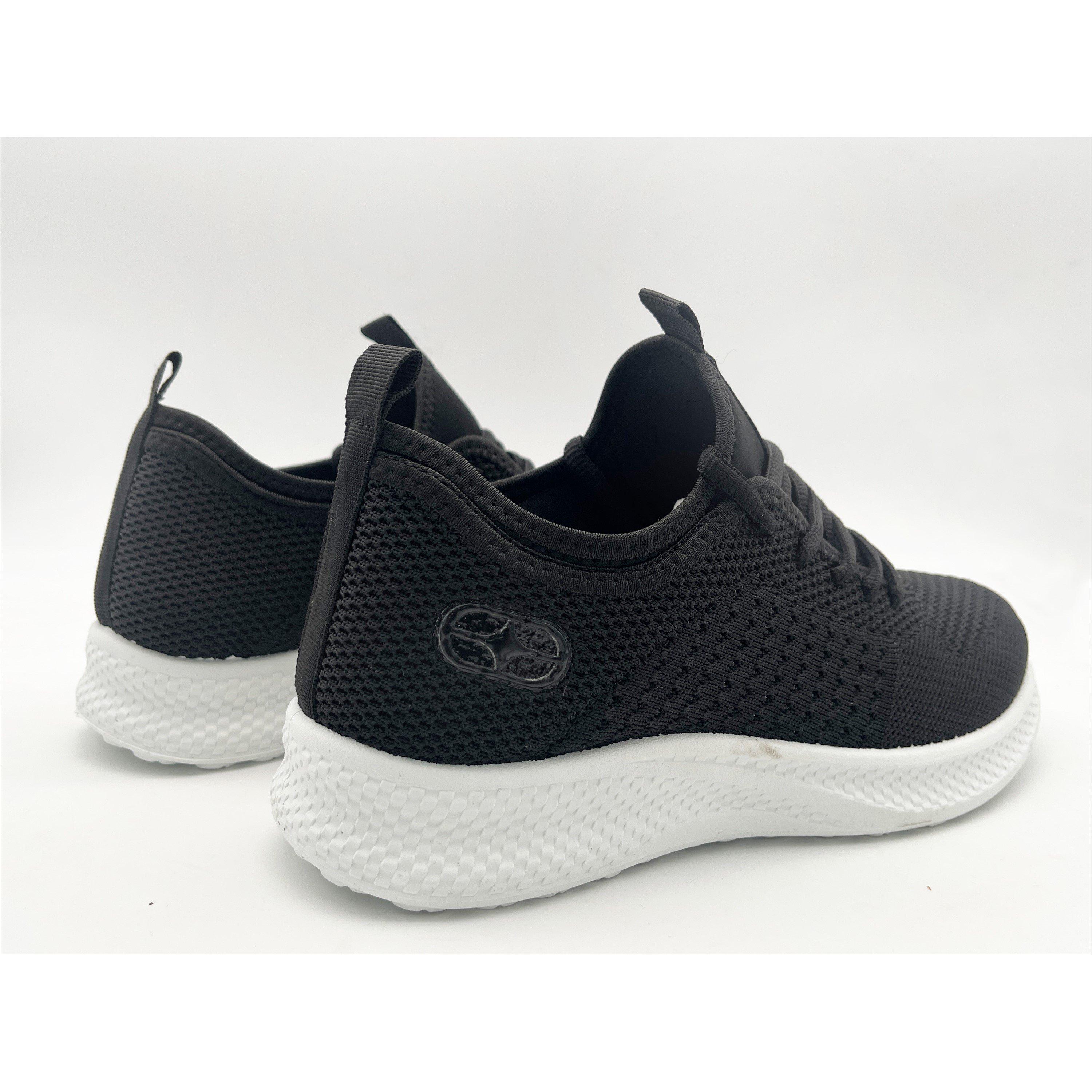 Black - No Fear - Frenzy Womens Slip On Runners - 4