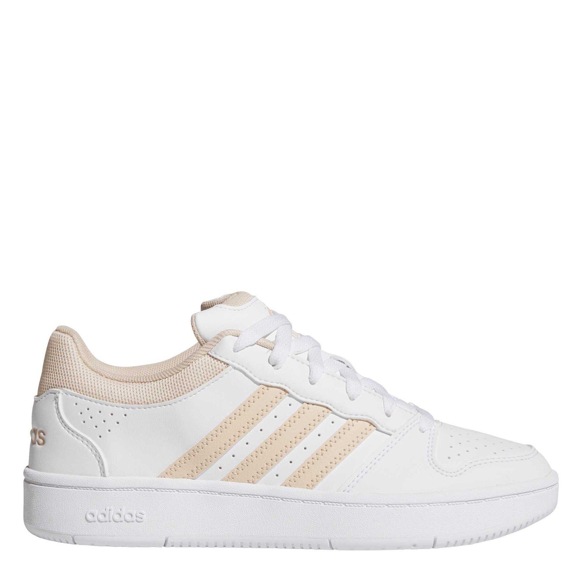 Ftwr White/Halo - adidas - Women's Hoops Classic Court Trainers - 1