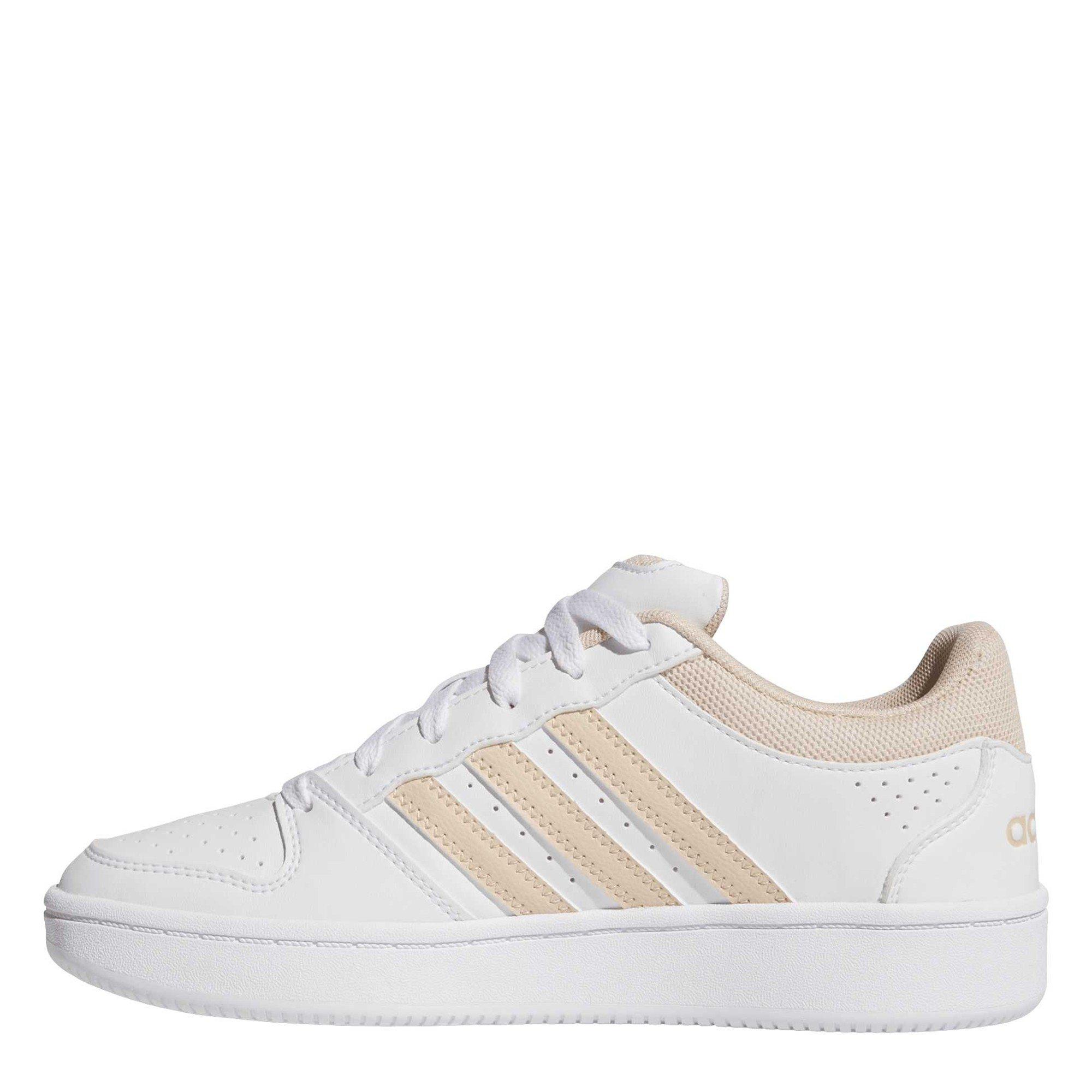 Ftwr White/Halo - adidas - Women's Hoops Classic Court Trainers - 2