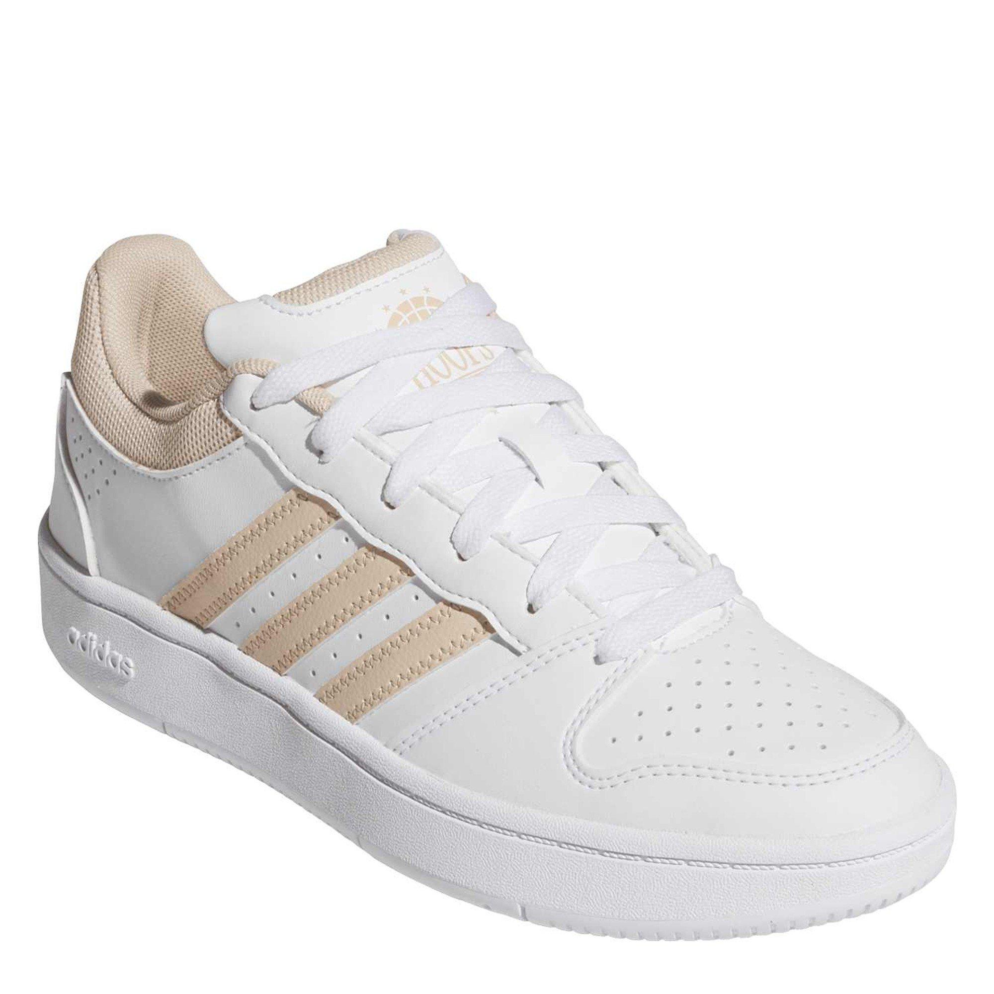 Ftwr White/Halo - adidas - Women's Hoops Classic Court Trainers - 3