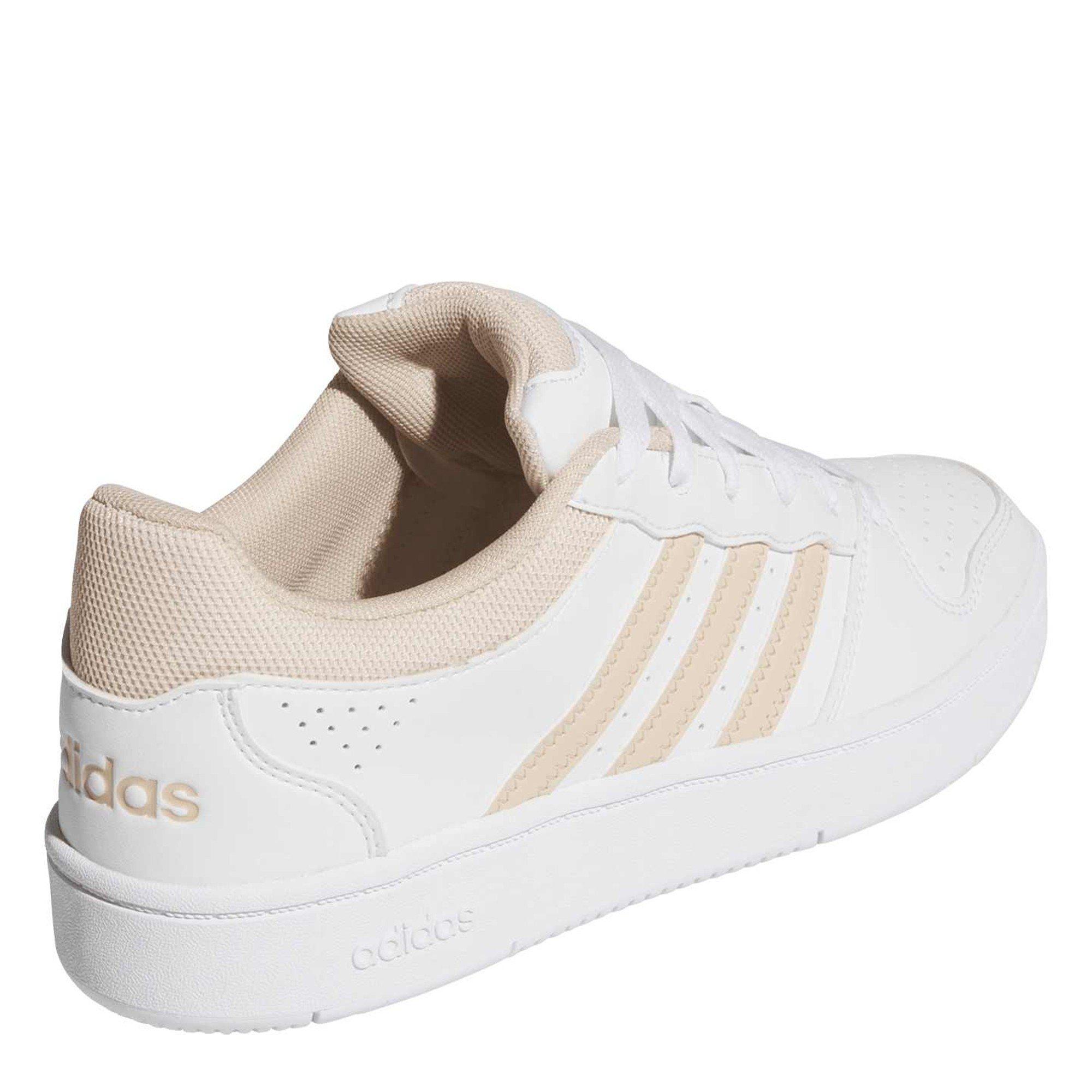 Ftwr White/Halo - adidas - Women's Hoops Classic Court Trainers - 4