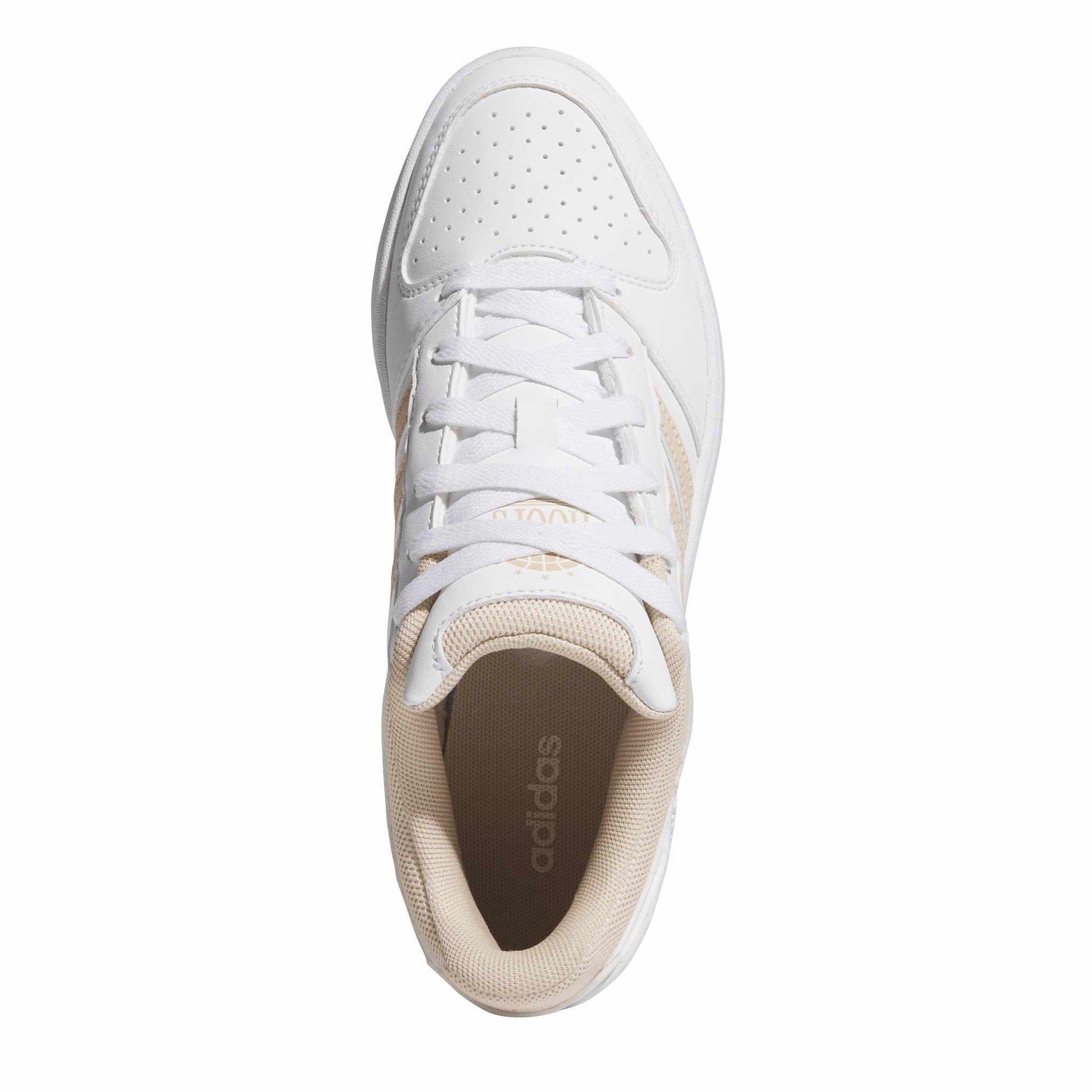 Ftwr White/Halo - adidas - Women's Hoops Classic Court Trainers - 5