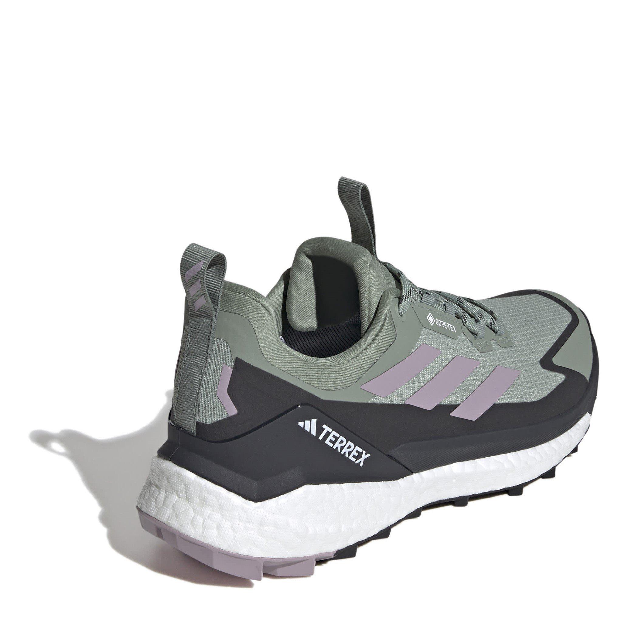 Silver Green - adidas - TERREX Free Hiker 2.0 Low GORE-TEX Hiking Shoes Womens - 4