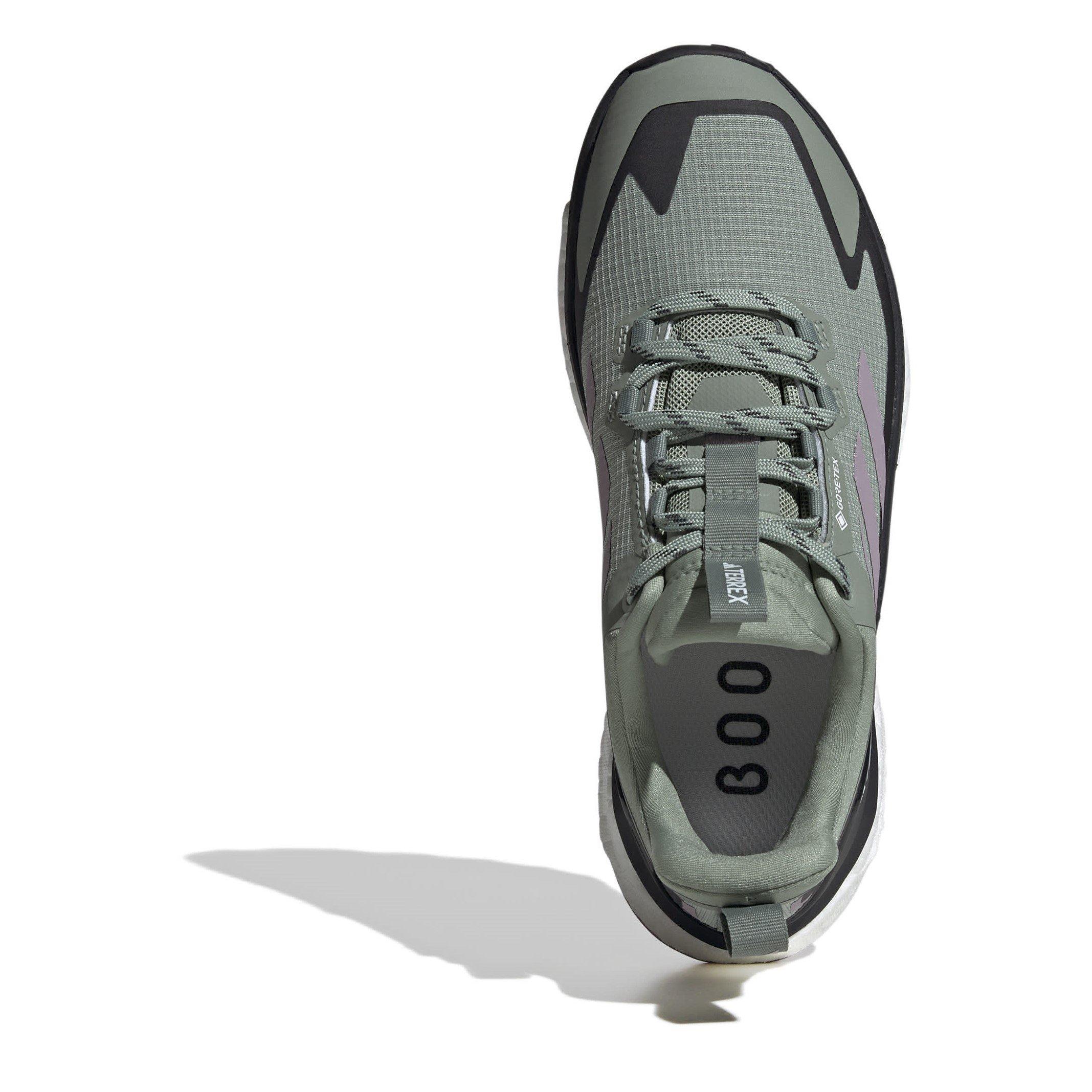 Silver Green - adidas - TERREX Free Hiker 2.0 Low GORE-TEX Hiking Shoes Womens - 5