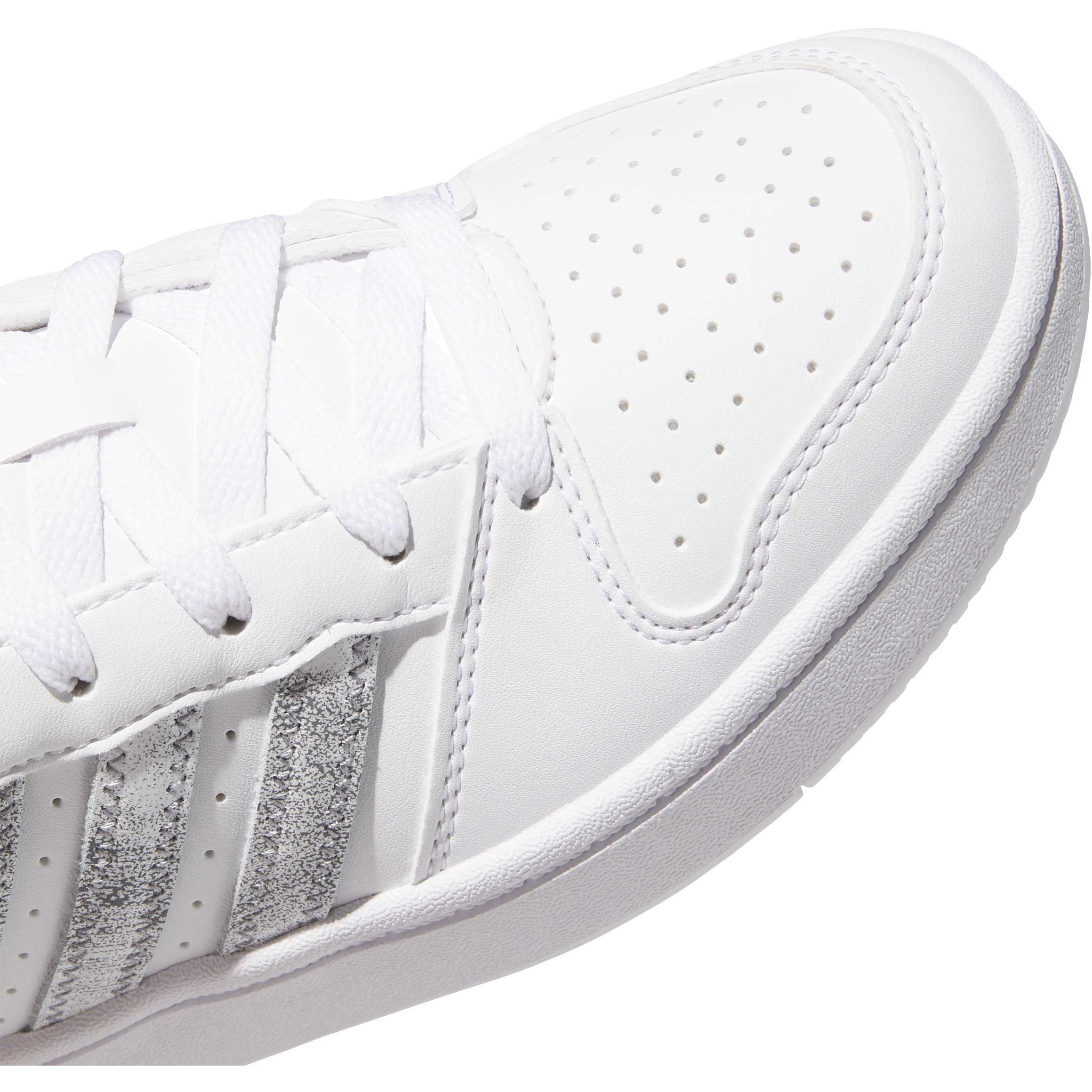 Ftwr White/Grey - adidas - Women's Hoops Classic Court Trainers - 7