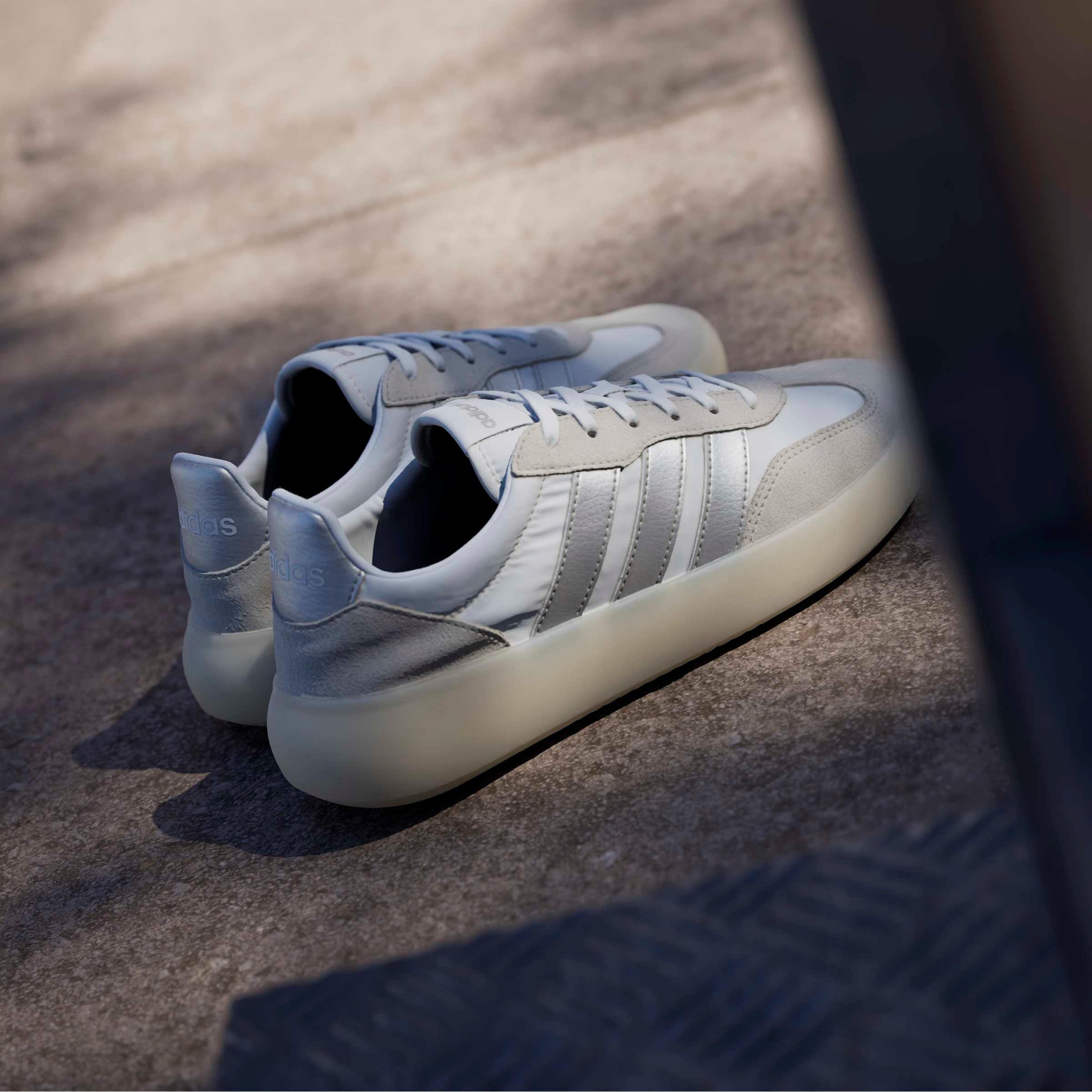 Wht/Silver/Grey - adidas - Women's Court Trainers - 13