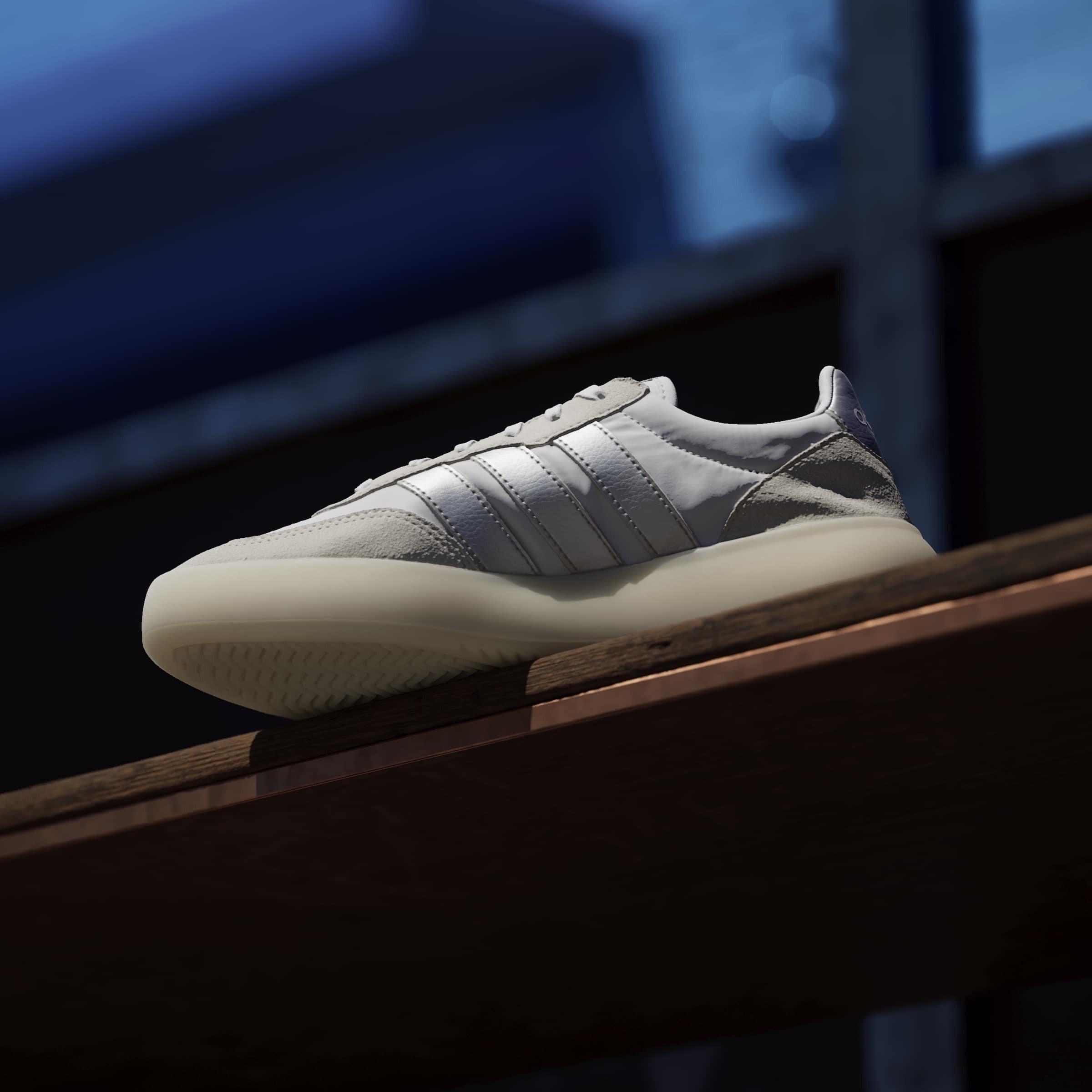 Wht/Silver/Grey - adidas - Women's Court Trainers - 14