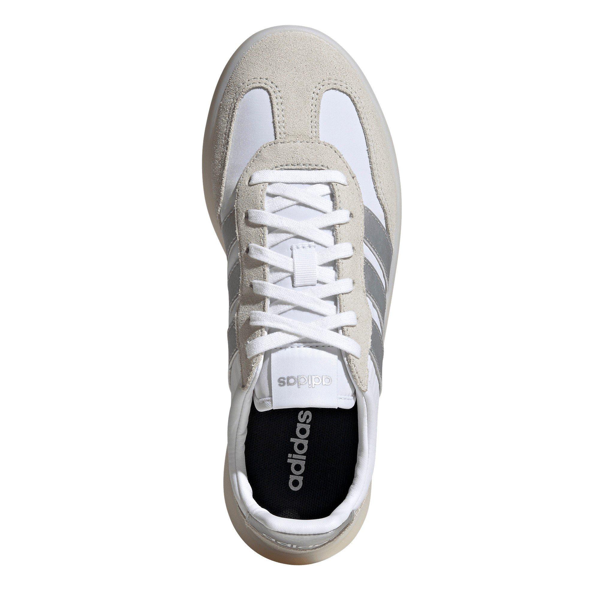 Wht/Silver/Grey - adidas - Women's Court Trainers - 5