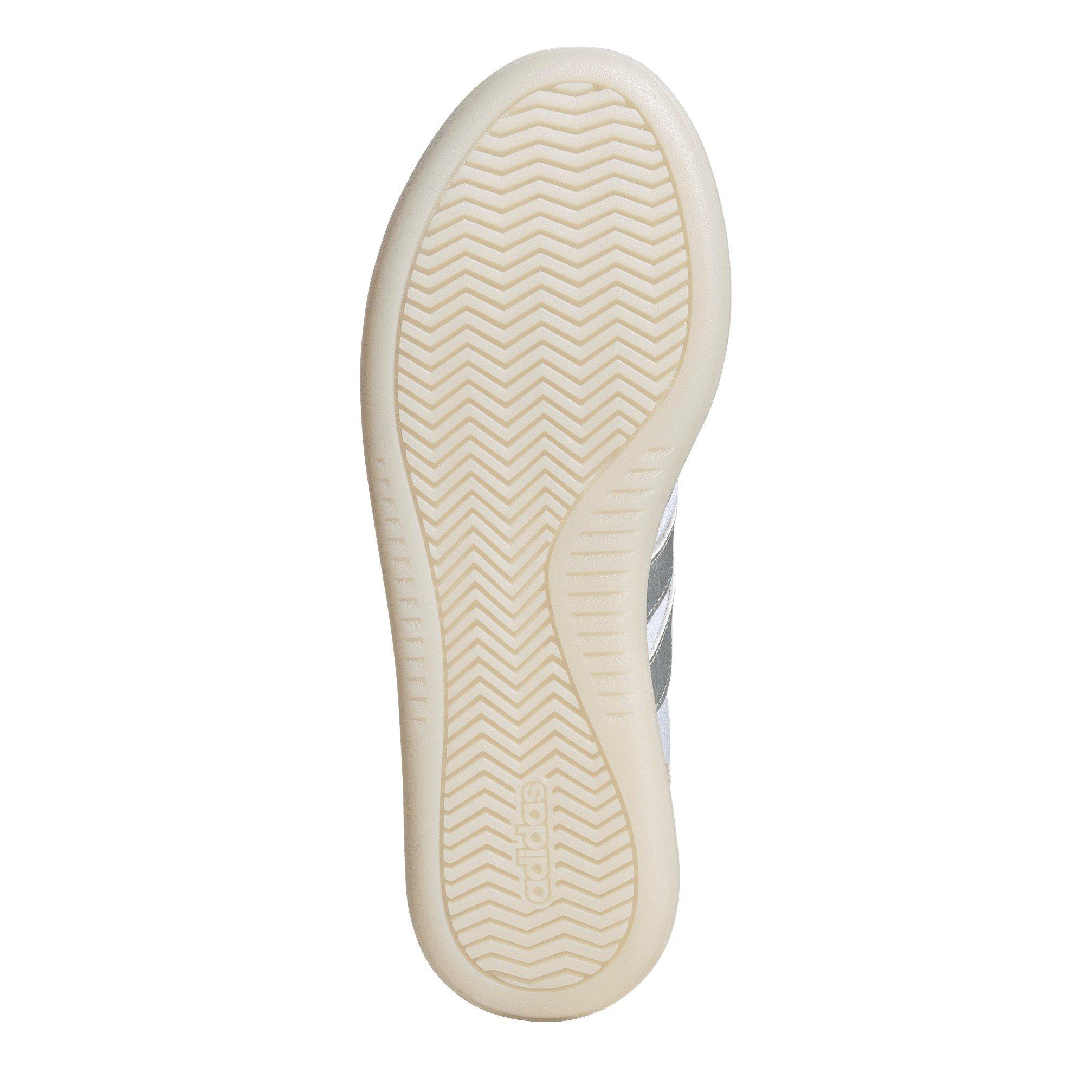 Wht/Silver/Grey - adidas - Women's Court Trainers - 6