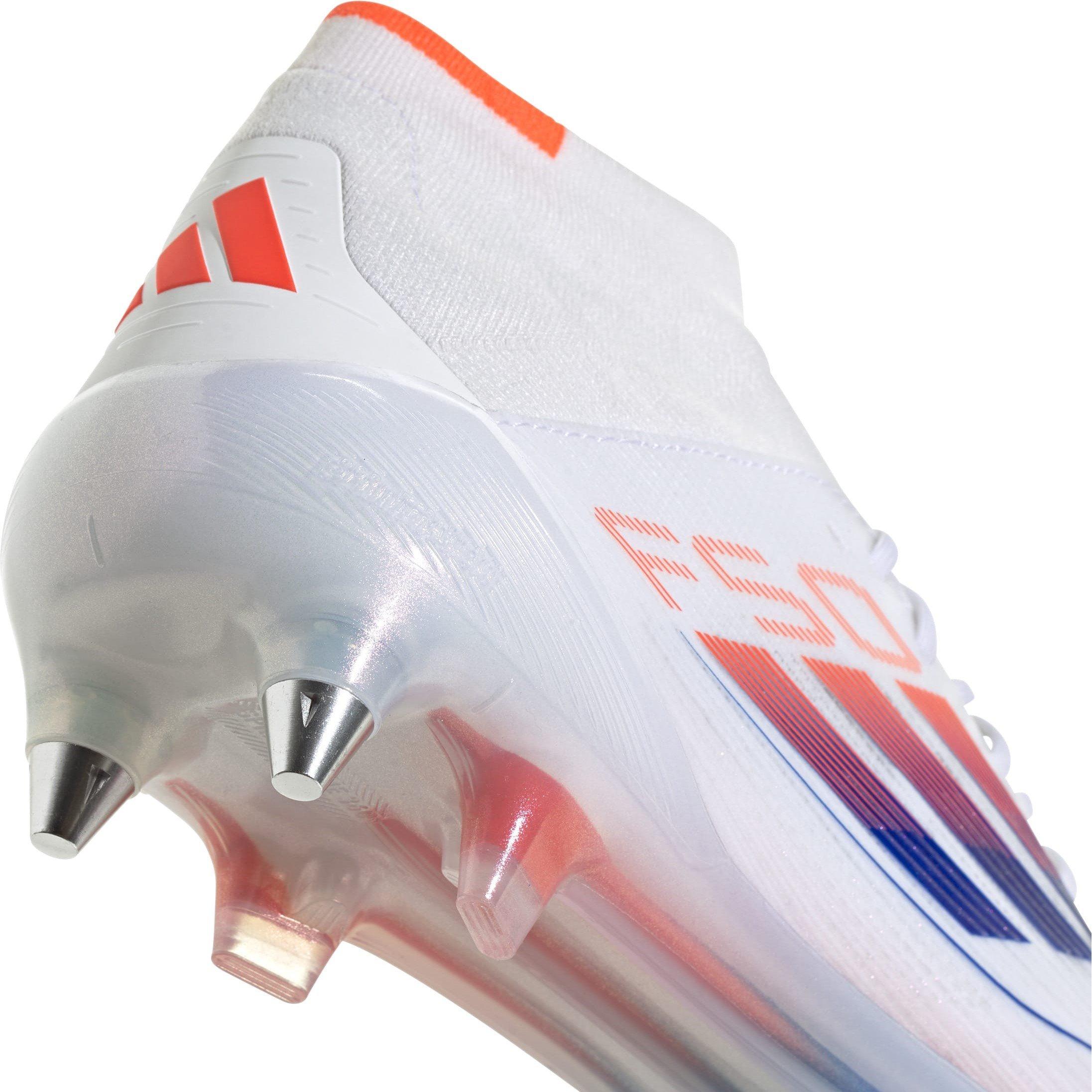 Hvid/Blå/Rød - adidas - F50 Elite Mid Womens Soft Ground Football Boots - 7
