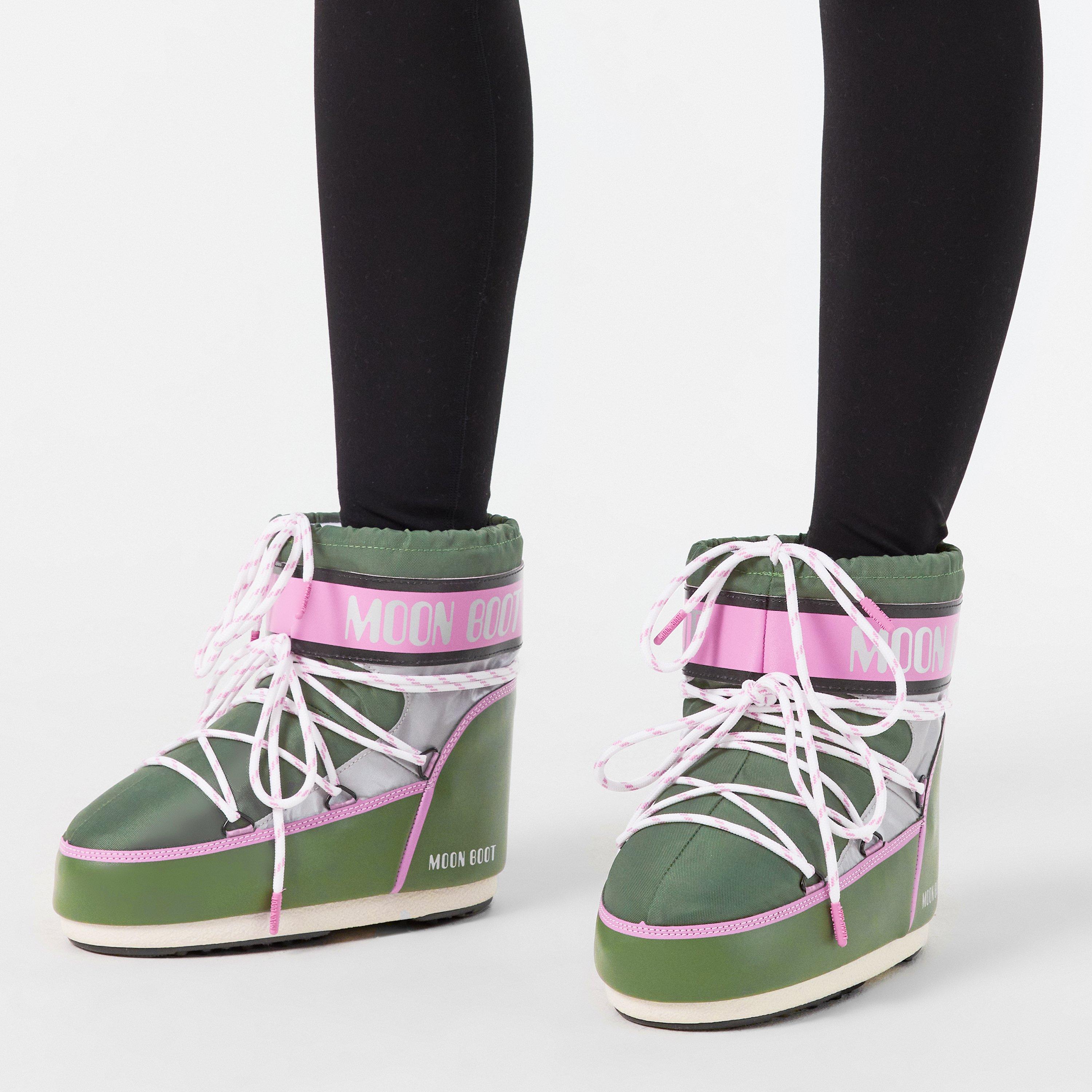 Green Slver Pnk - Moon Boot - Women's Snow Boots - 3