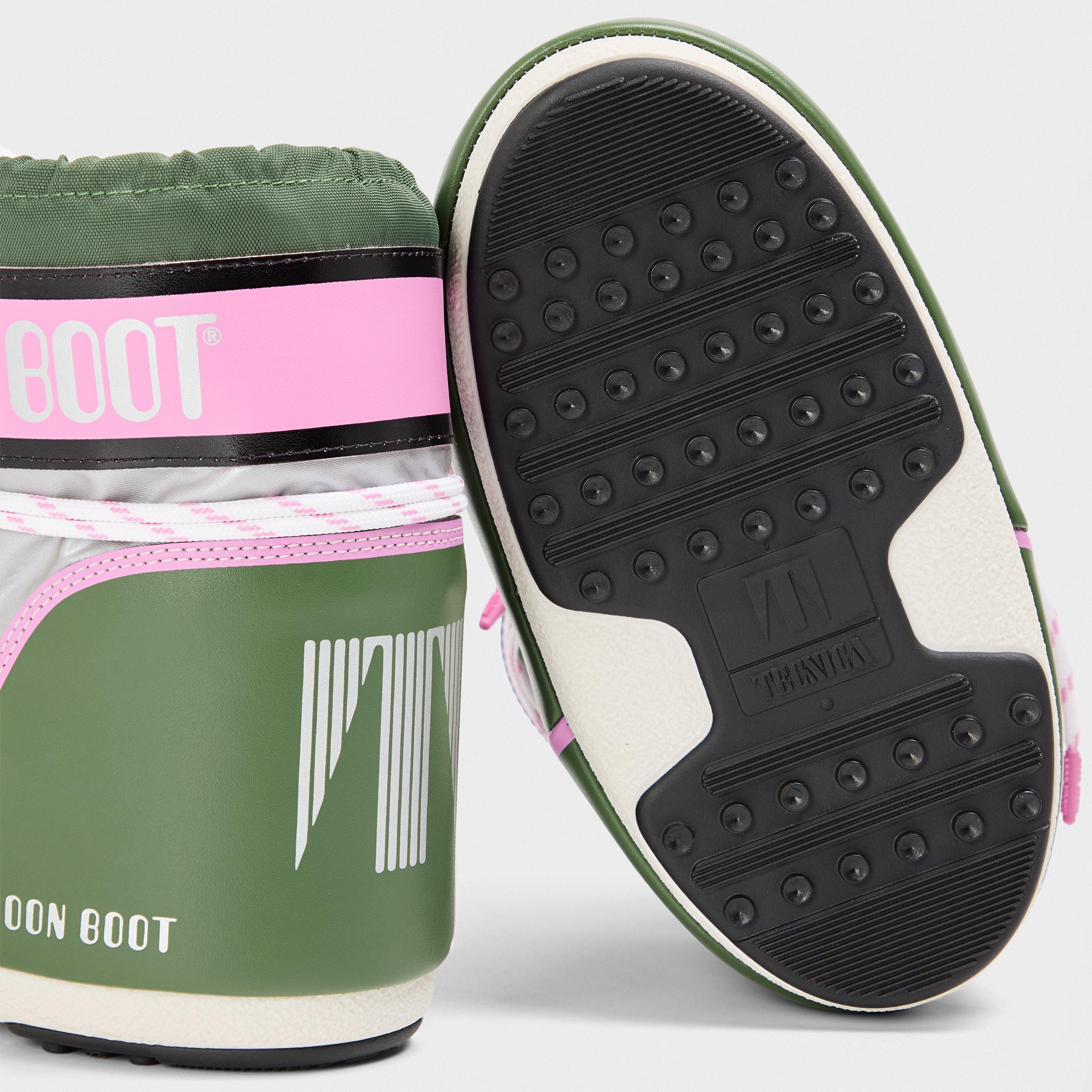 Green Slver Pnk - Moon Boot - Women's Snow Boots - 4
