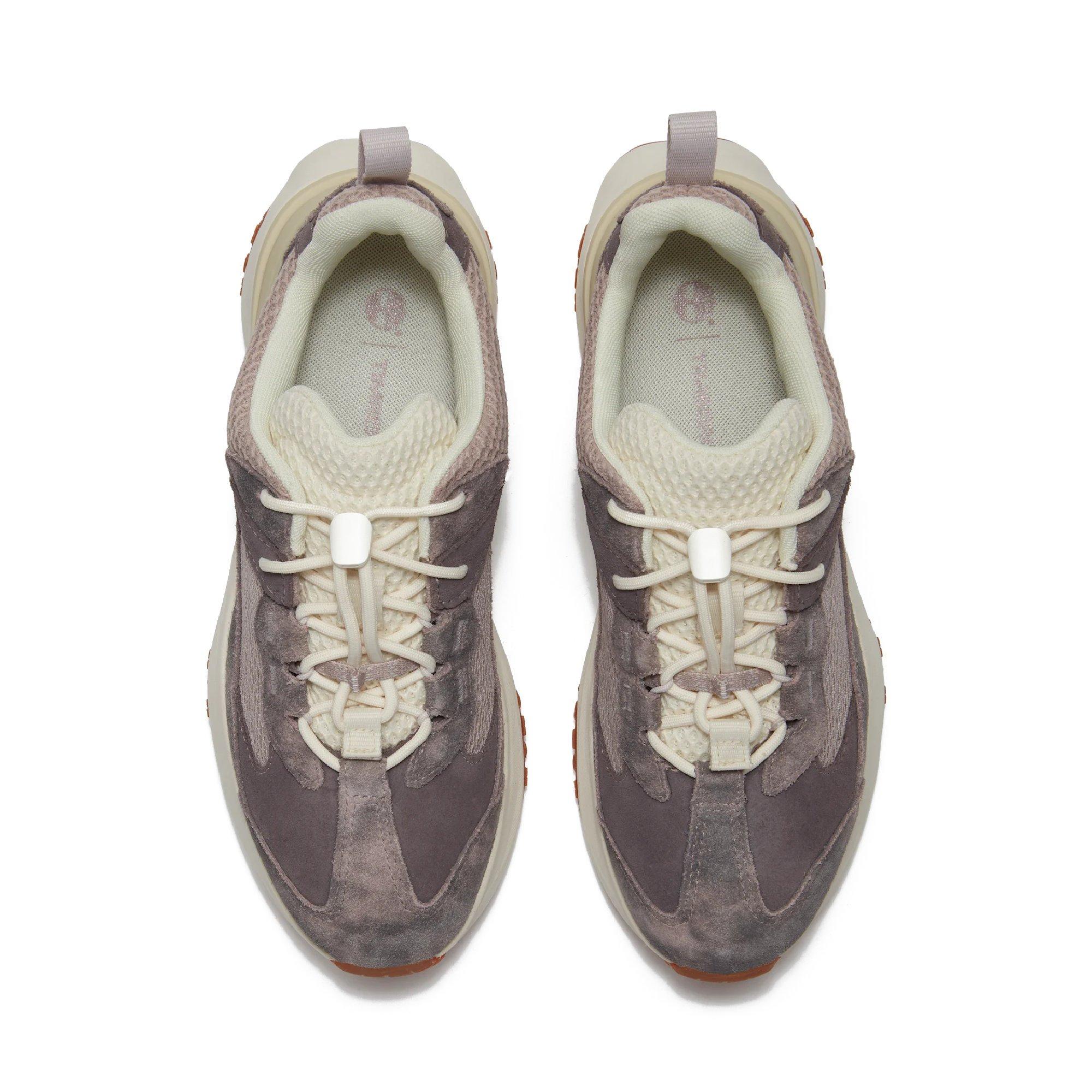 Purple Suede - Timberland - Women's Motion Access Low Leather Waterproof Chunky Trainers - 4