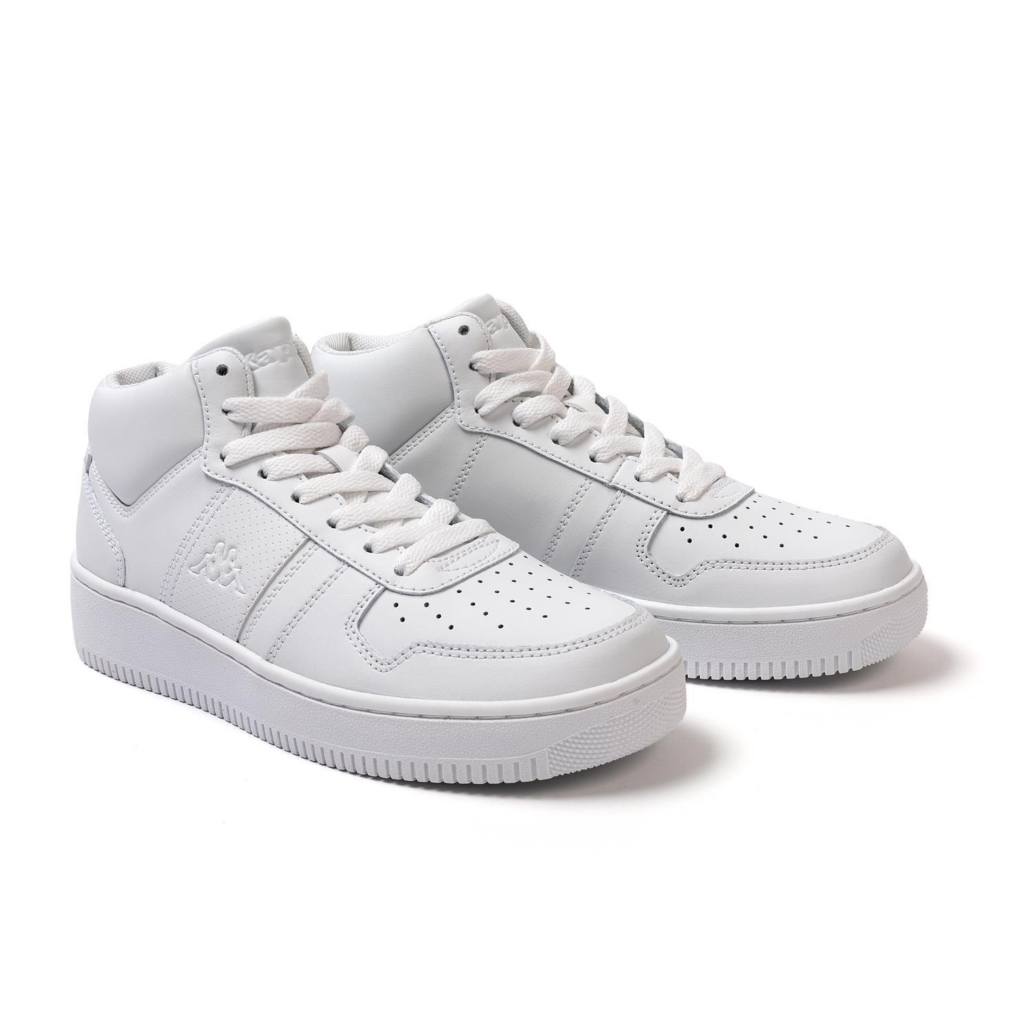 Weiß - Kappa - La Morra Hi-Top Trainers Womens - 2