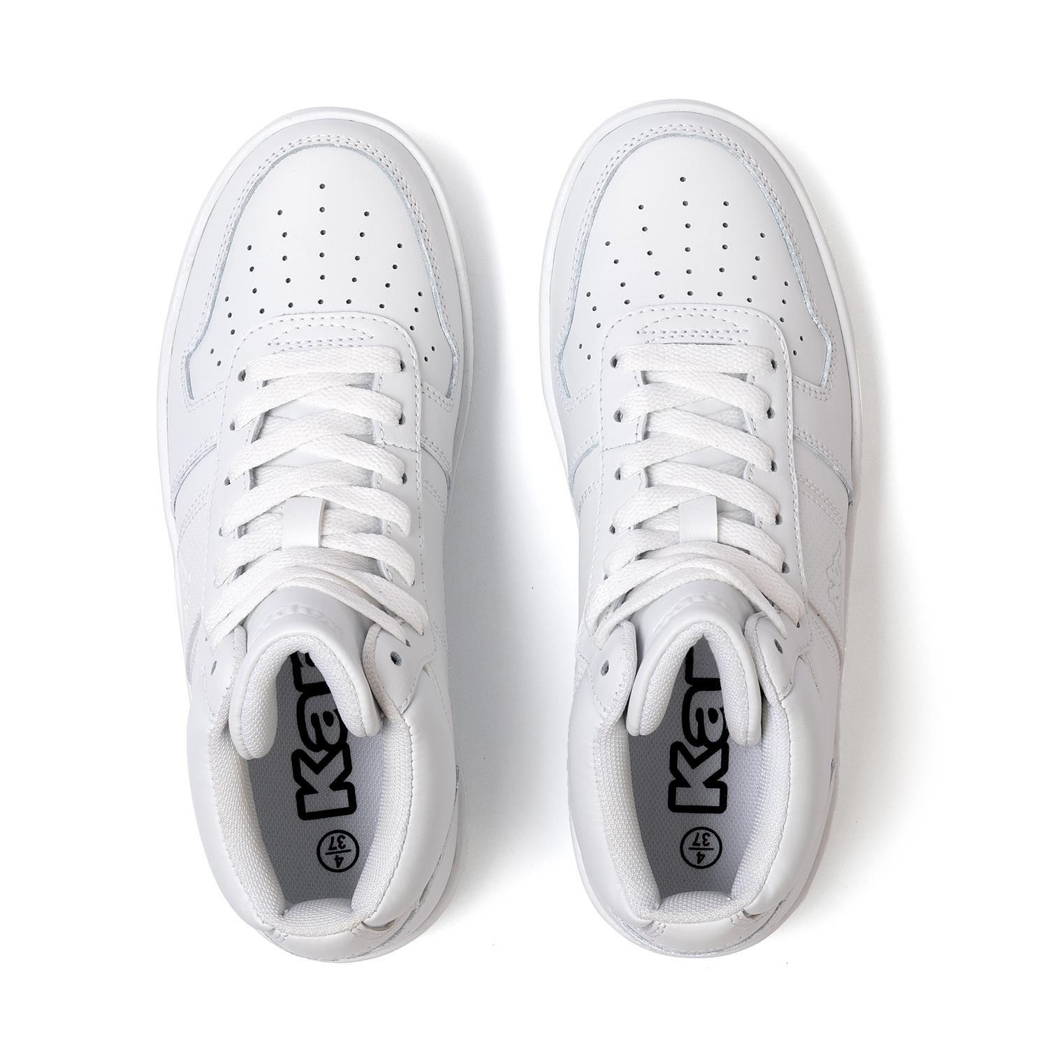 Weiß - Kappa - La Morra Hi-Top Trainers Womens - 4