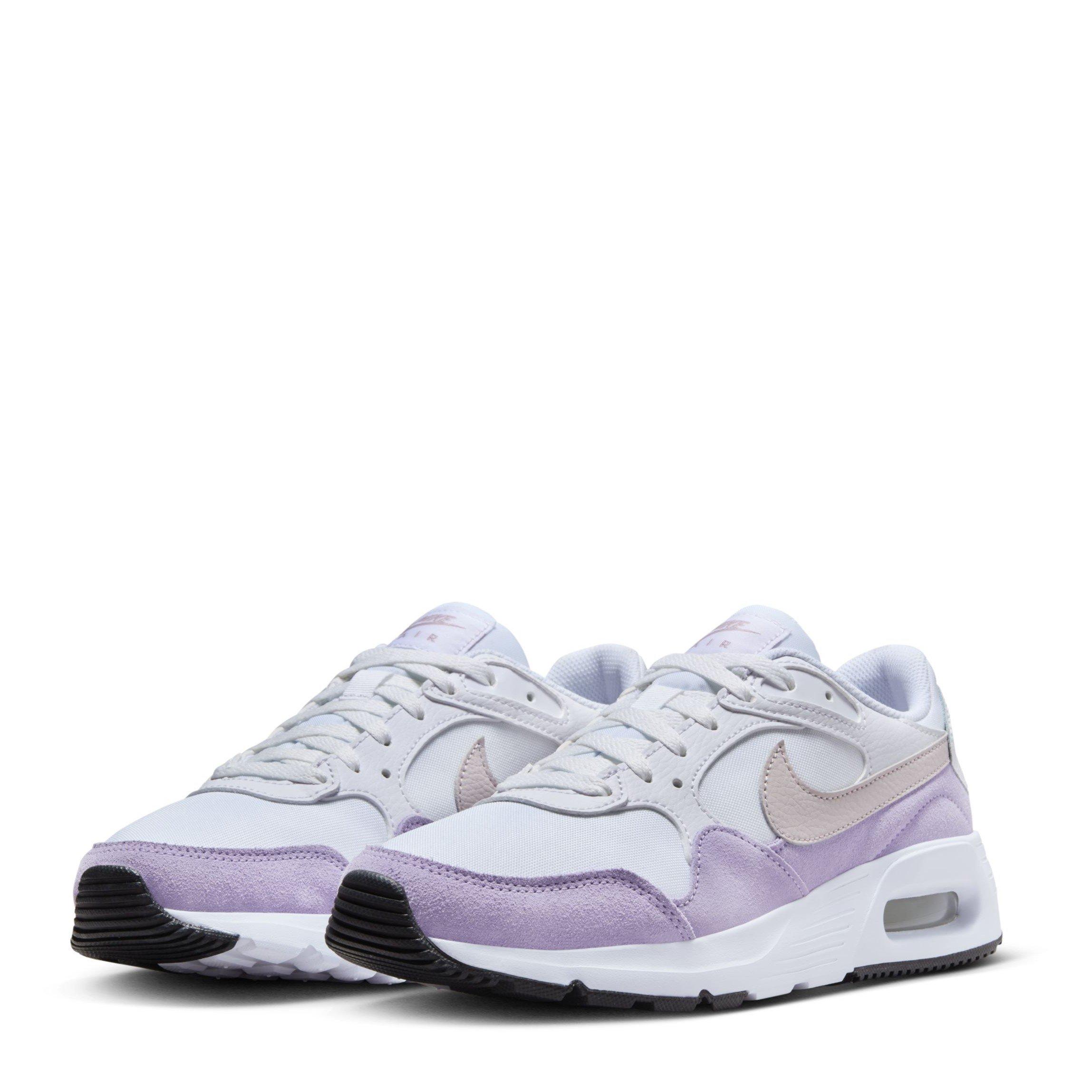Bijelo/Ljubičasto - Nike - Air Max SC Trainers Womens - 5
