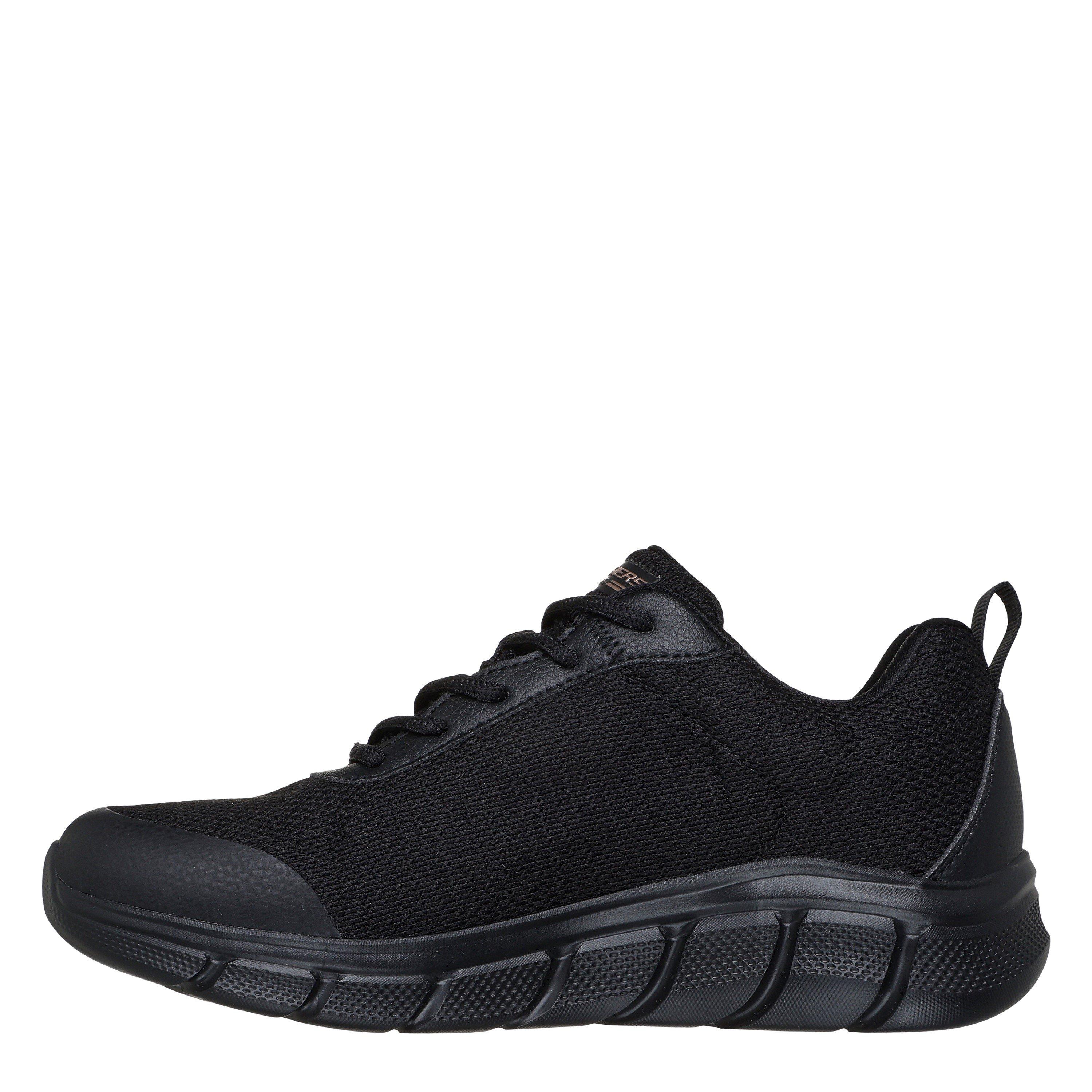 Black - Skechers - Bob Flex Slip On Runners - 2