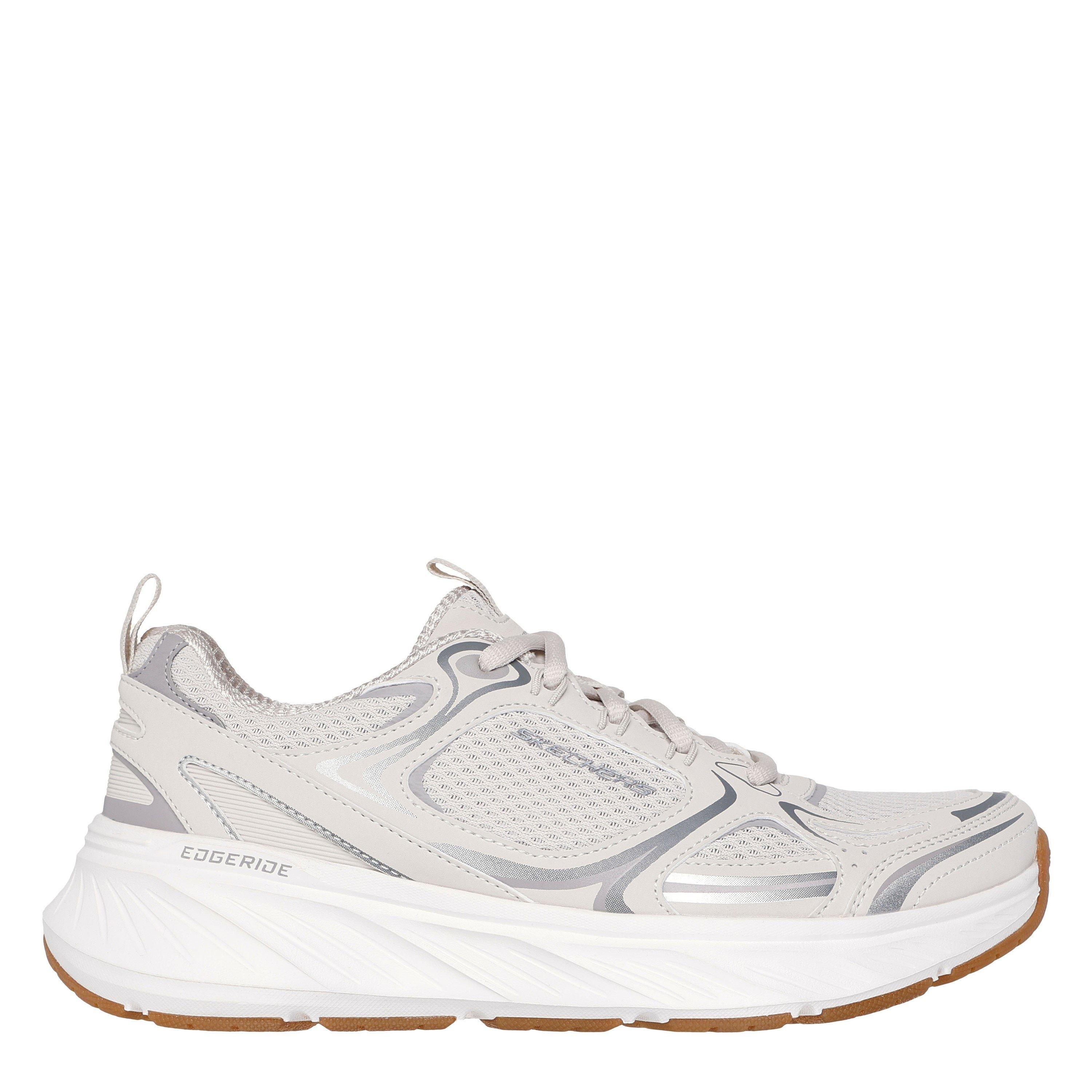 Natural - Skechers - Edgeride Silver Eclipse Casual Low-Top Trainers - 3