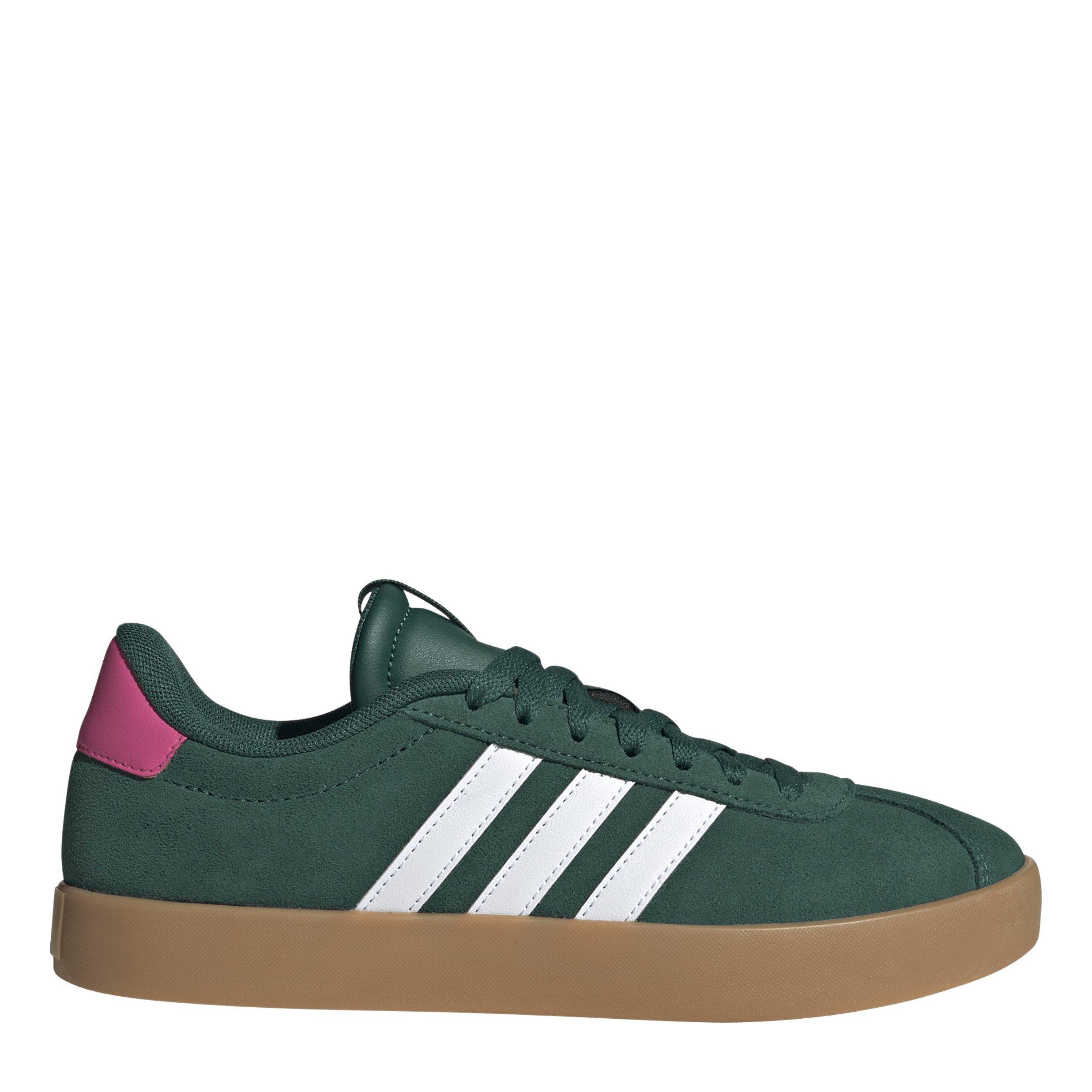 Adidas Women's Vl Court 3.0 - Green/Pink - 6.5 (40)