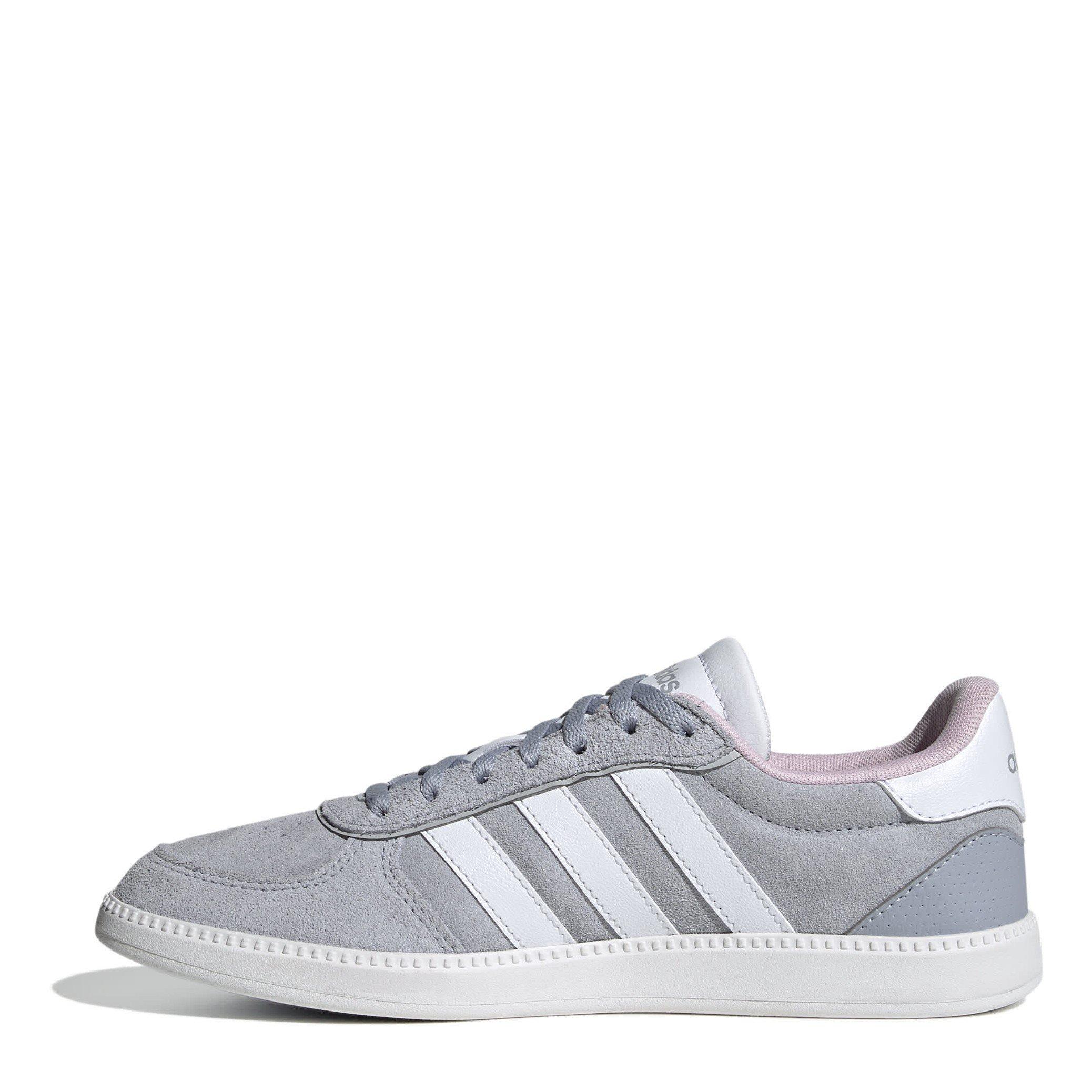 Silver/White - adidas - Breaknet Sleek Low-Top Trainers Womens - 2