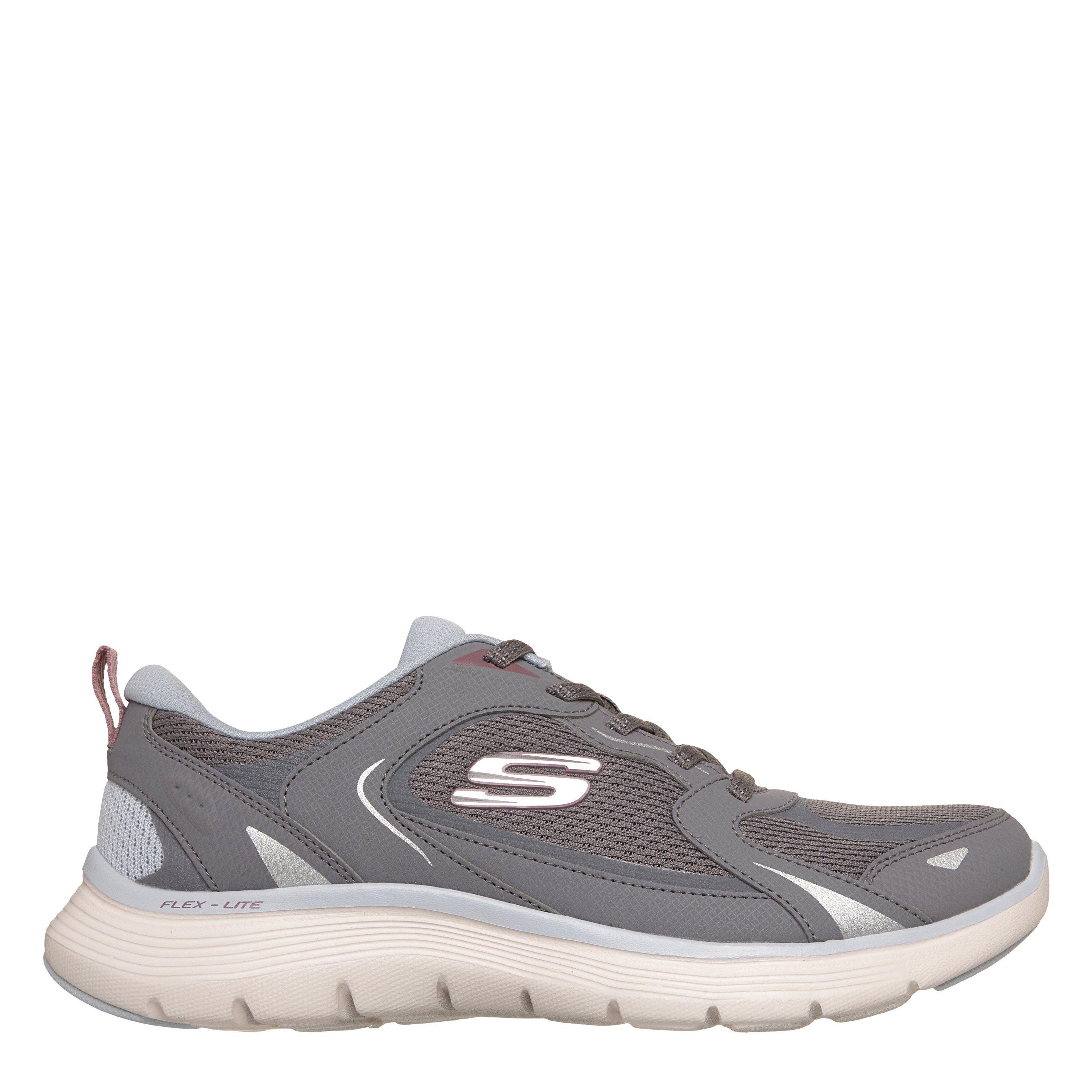 Skechers Women's Casual Low-Top Trainers - Charcoal/ - 4 (37)