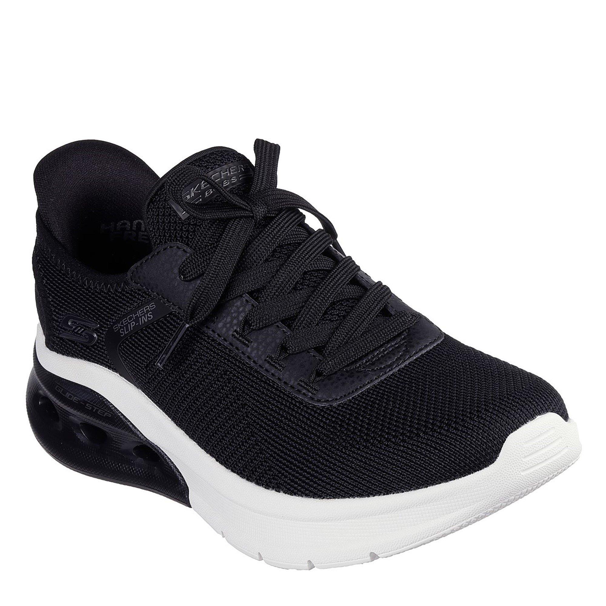 Black - Skechers - Women's Bobs Arc Waves Slip On Trainers - 1