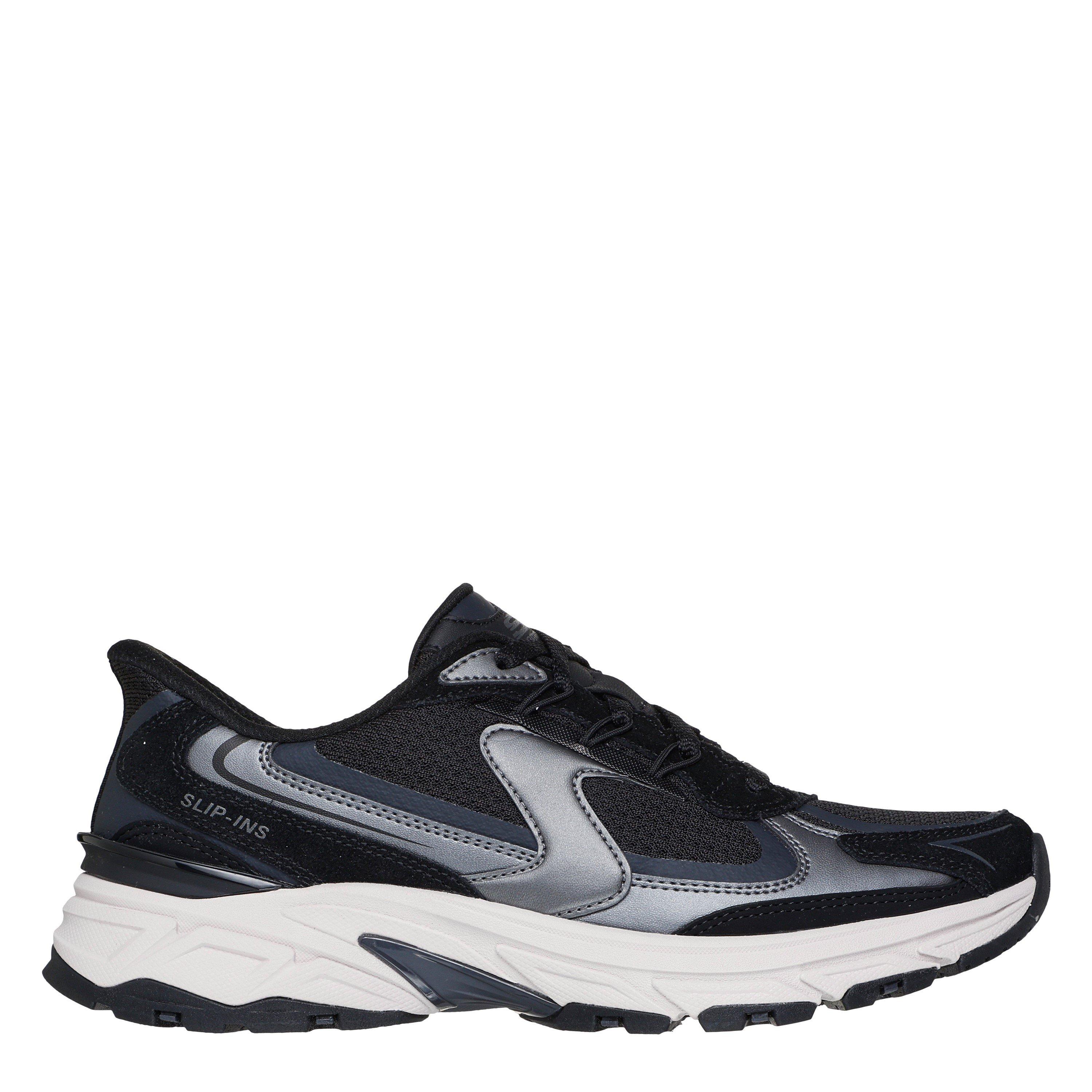 Black - Skechers - Slip-ins: Stamina Sport Retro Ladies Trainers - 3