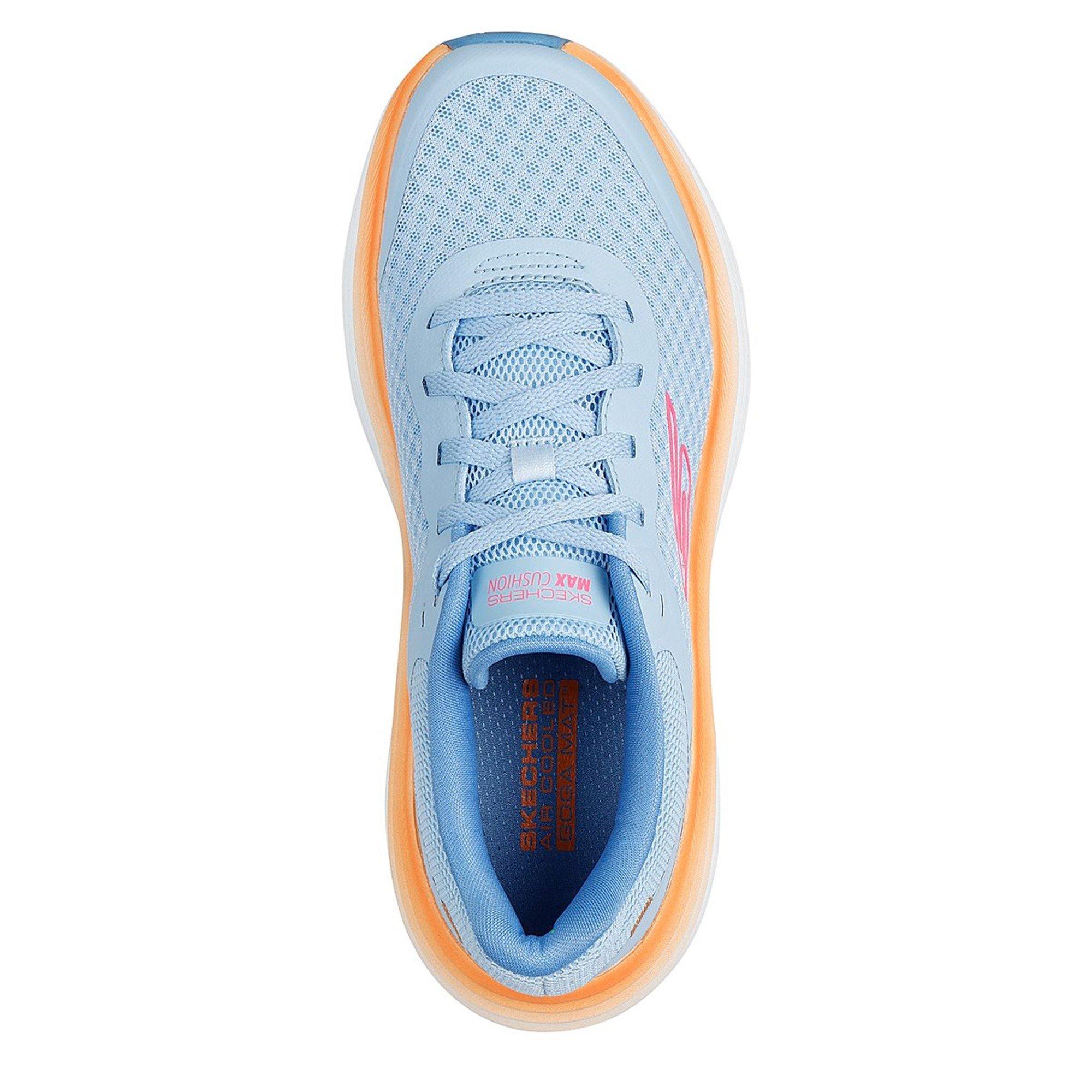 Crno/Narančasto - Skechers - Engineered Mesh Lace-Up Low-Top Trainers - 5