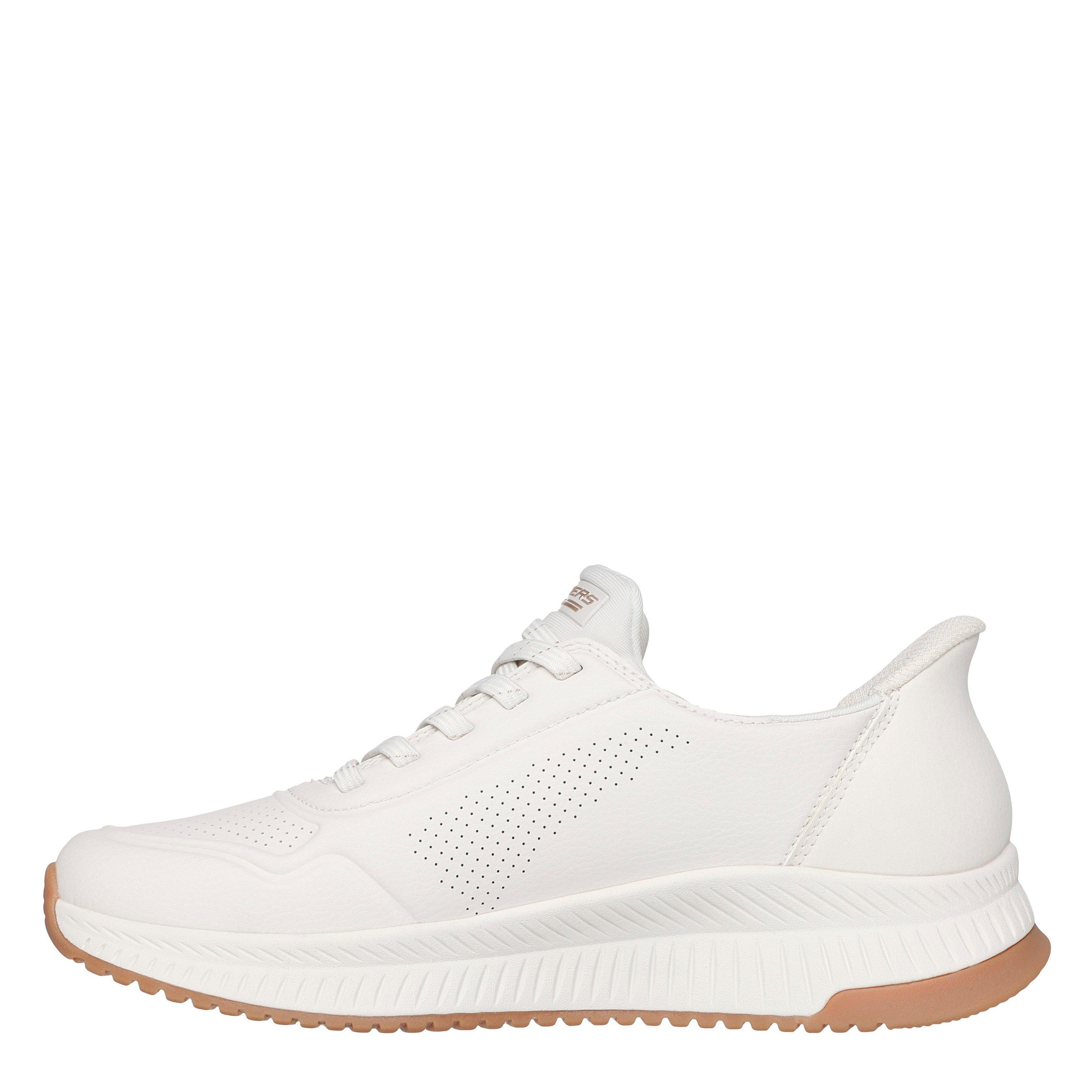 White - Skechers - Women's Bobs Squad Slip On Trainers - 2