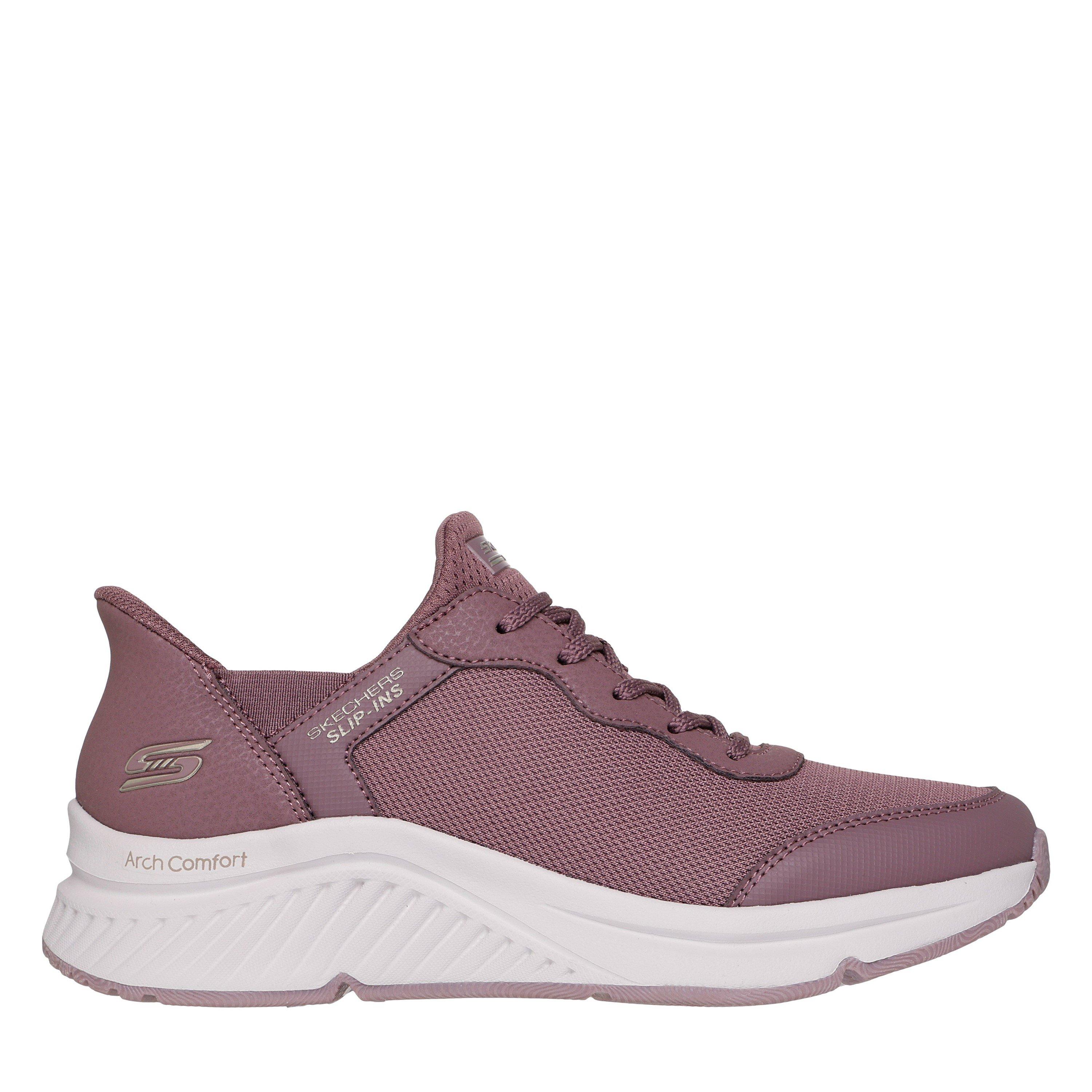 Mauve - Skechers - Slip On Trainers - 3
