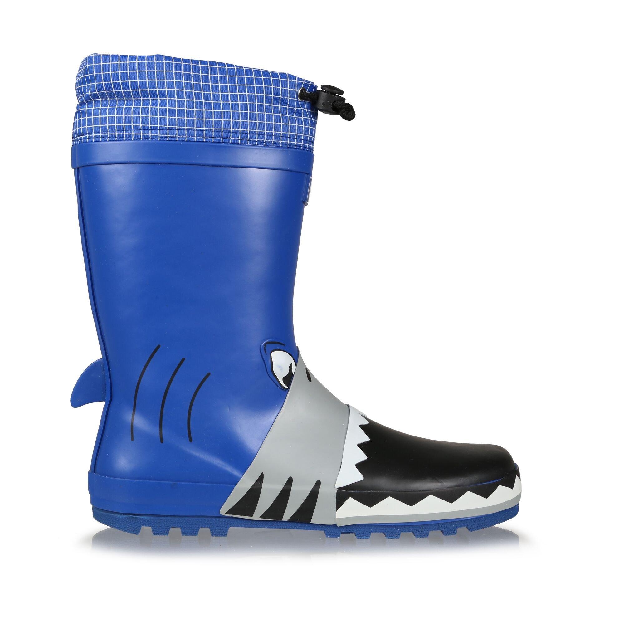 Regatta Boys Kids Mudplay Animal Wellies - Shark/Nautic - EU33/UK1