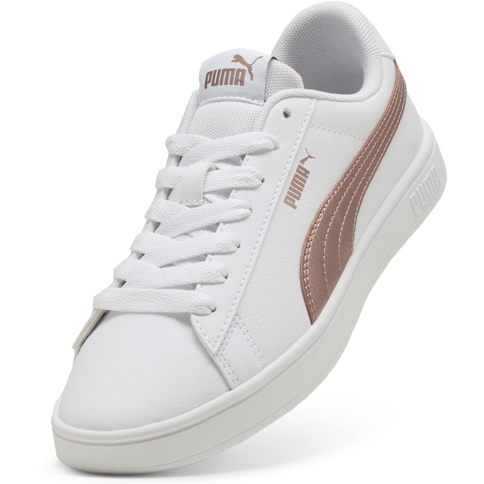 White/Gold - Puma - Rickie Classic Womens Sneakers - 6