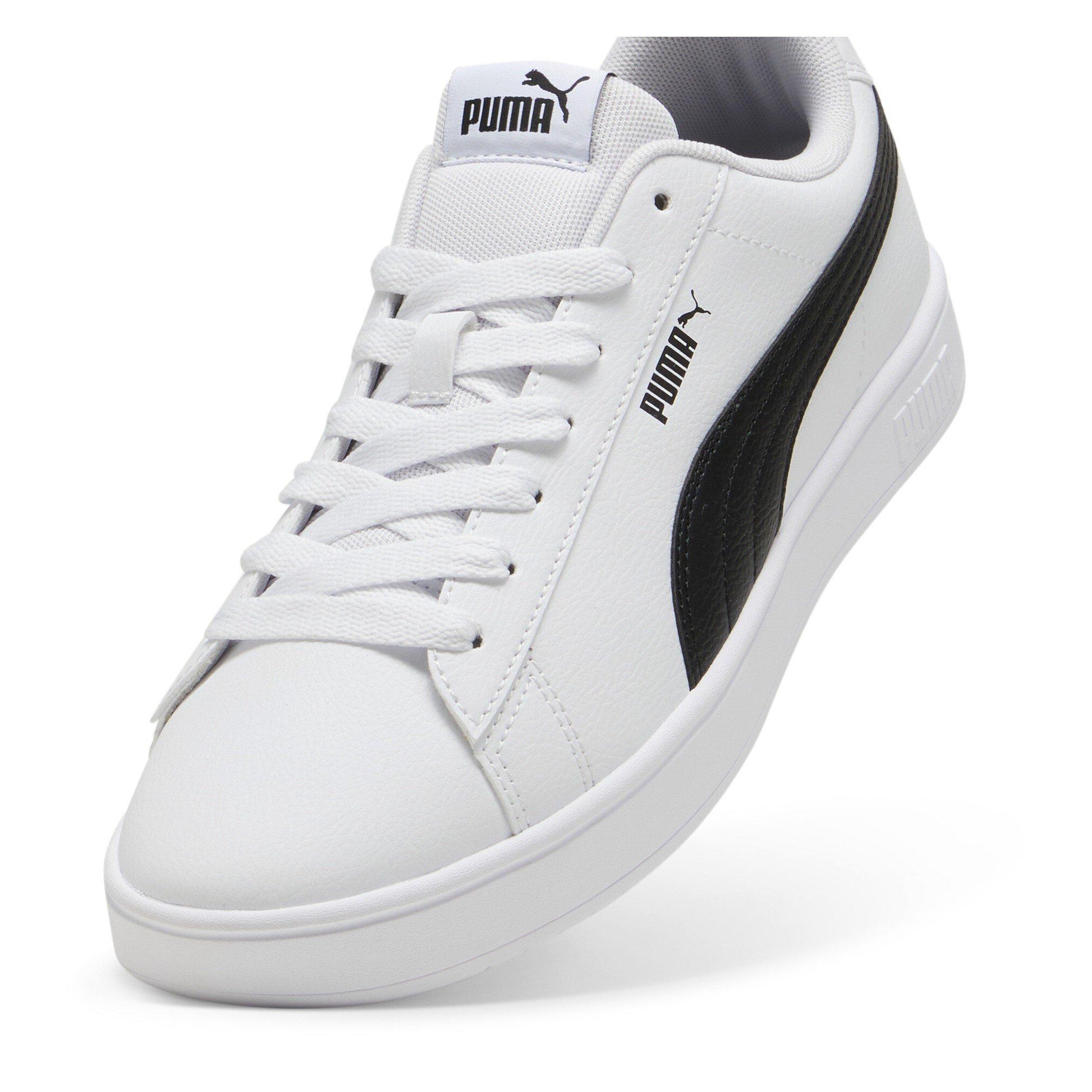  White/ Black - Puma - Women's Rickie Classic Court Trainers - 6