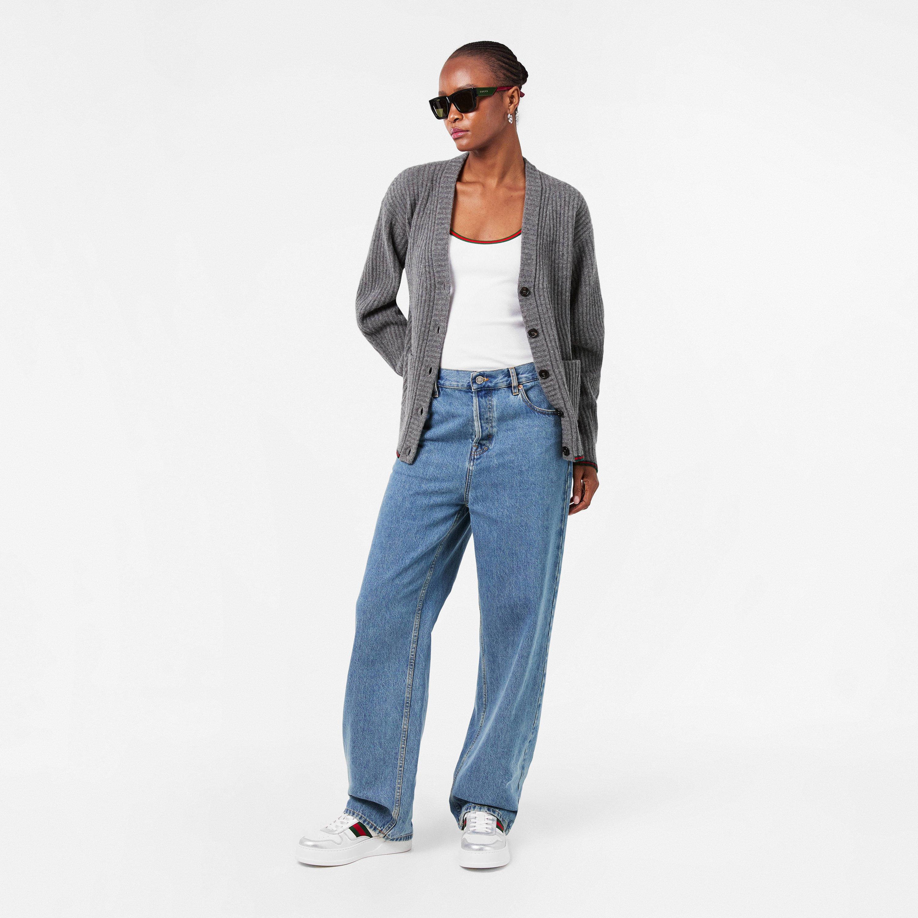 White/Silver - Gucci - Women's Chunky Trainers - 6