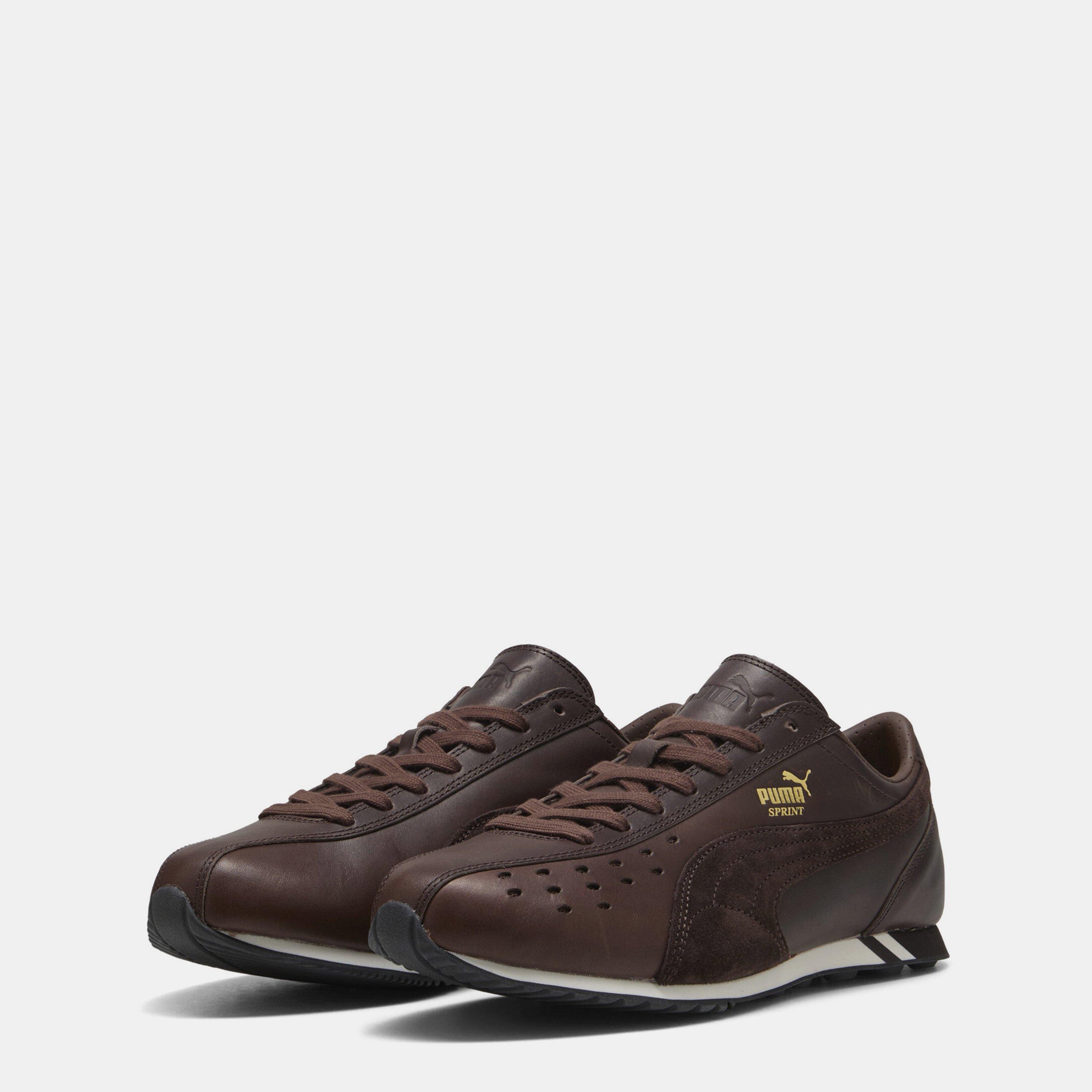 Puma Women's Sprint Prem Low-Top Trainers - Espresso Brown - Size 7 (40.5)
