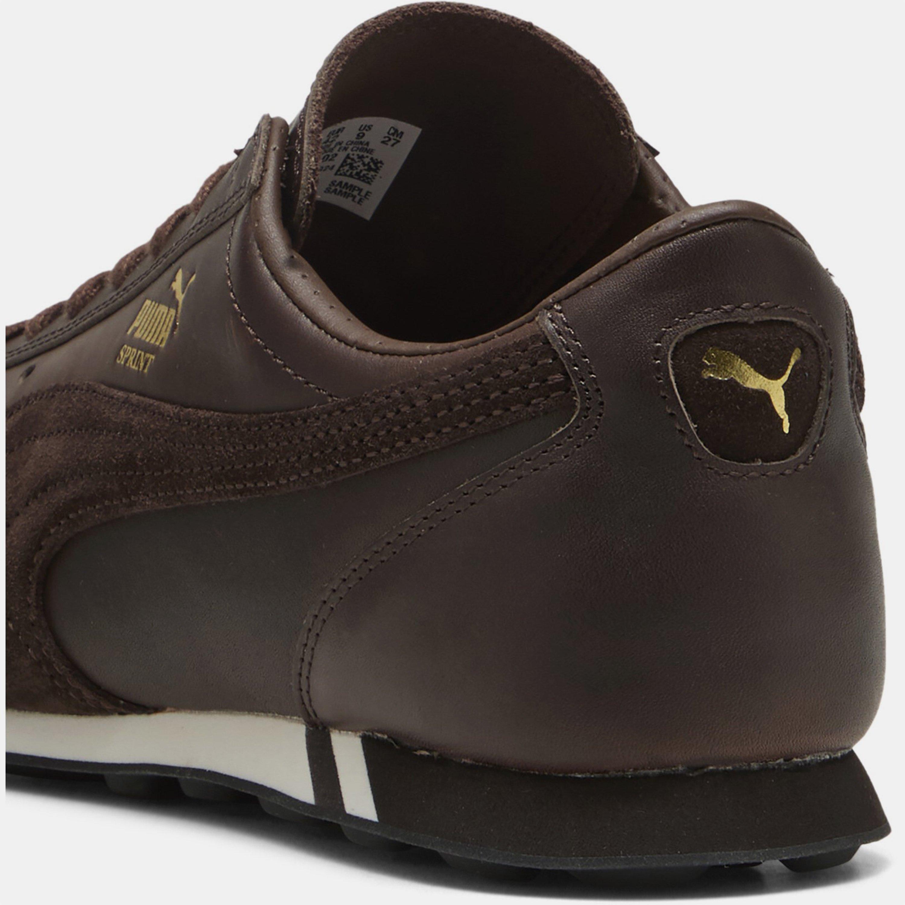 Espresso Brown - Puma - Women's Sprint Prem Low-Top Trainers - 5