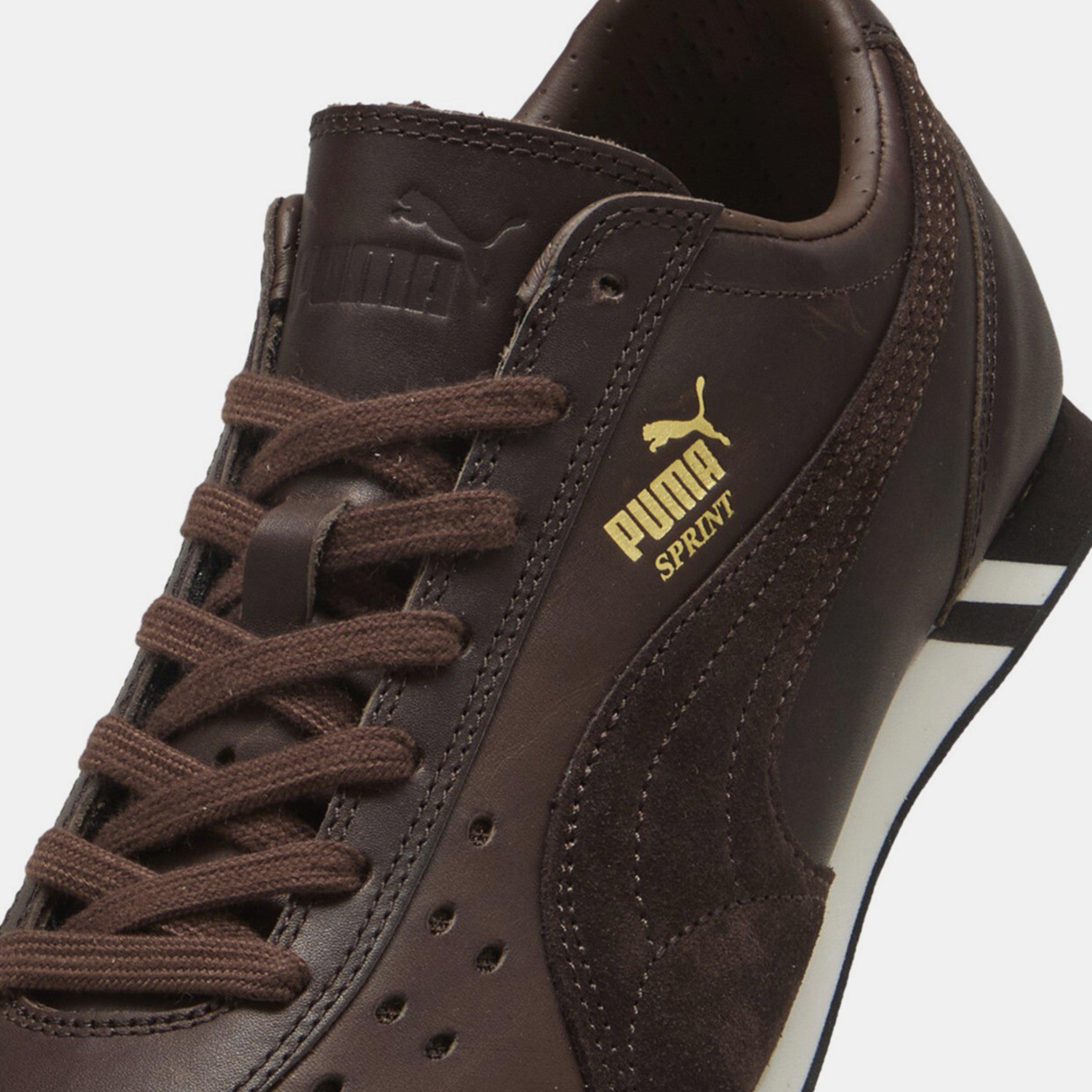 Espresso Brown - Puma - Women's Sprint Prem Low-Top Trainers - 6