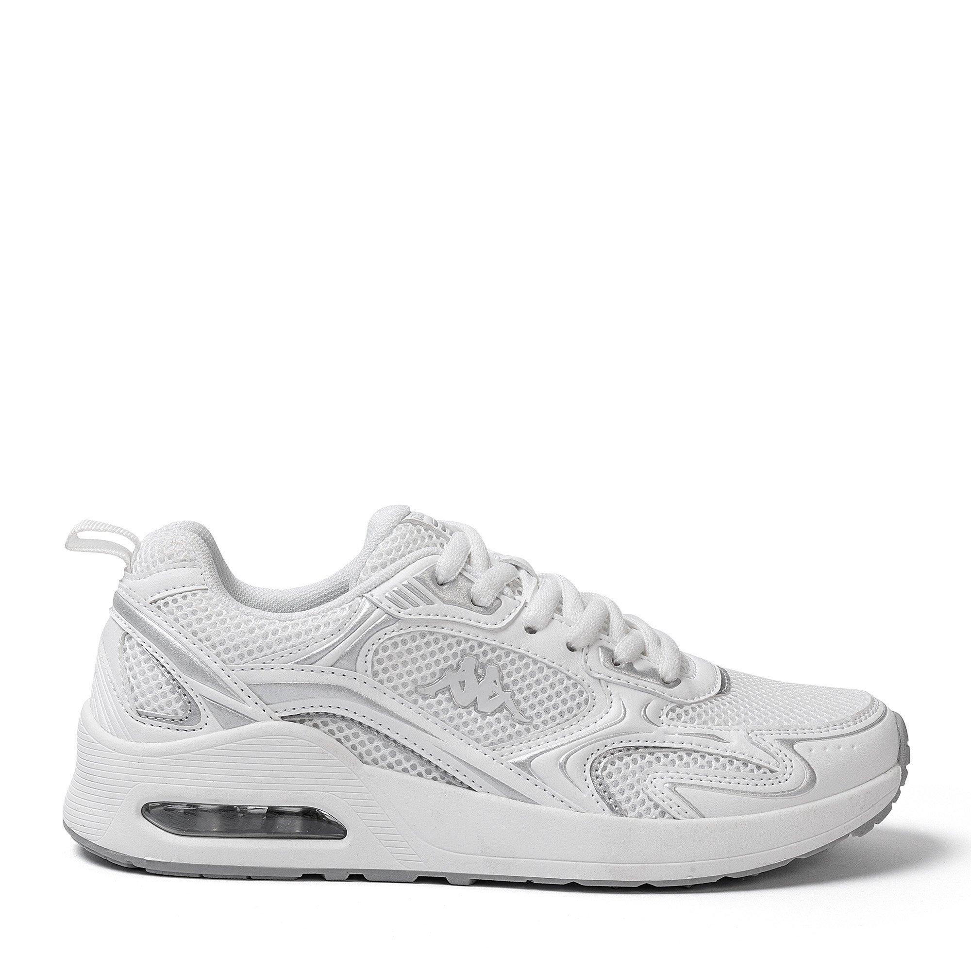 Wht/Silver - Kappa - Sole Women Trainers - 1