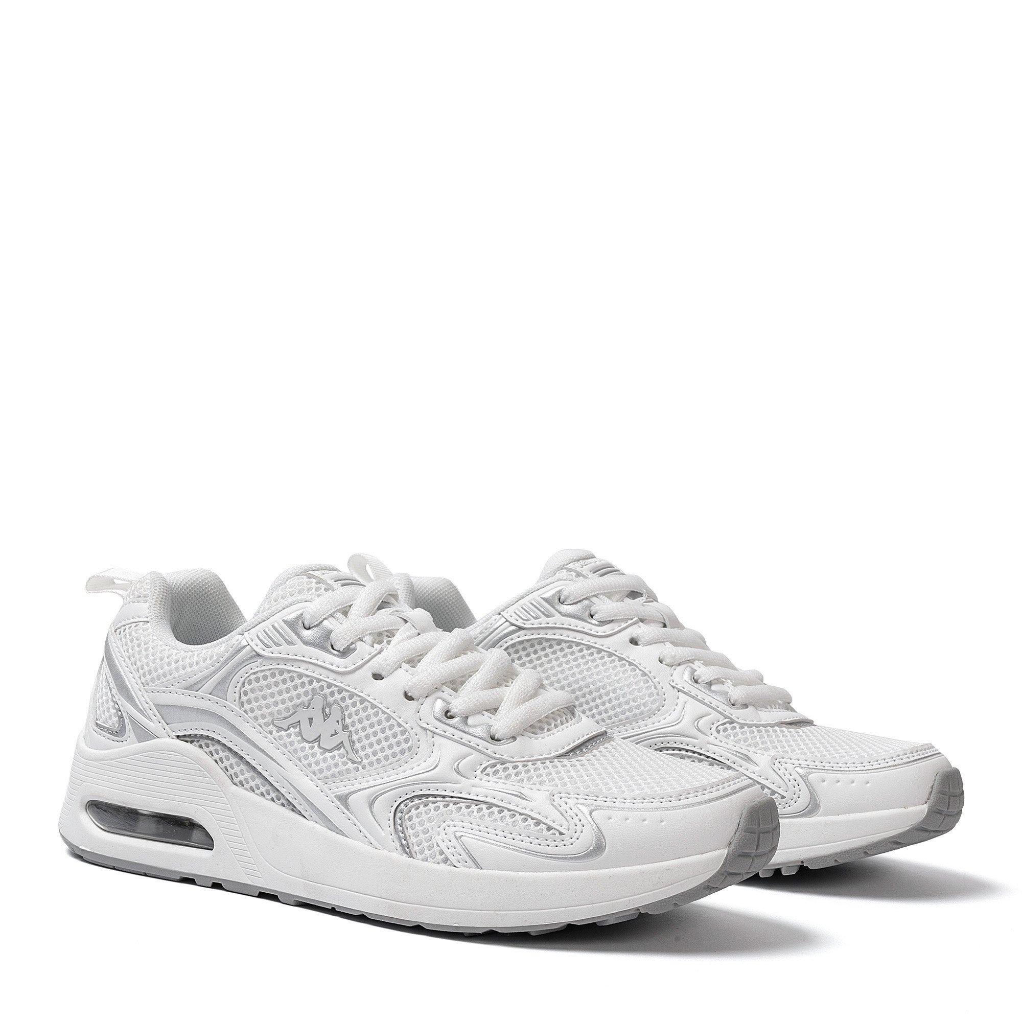 Wht/Silber - Kappa - Sole Women Trainers - 2