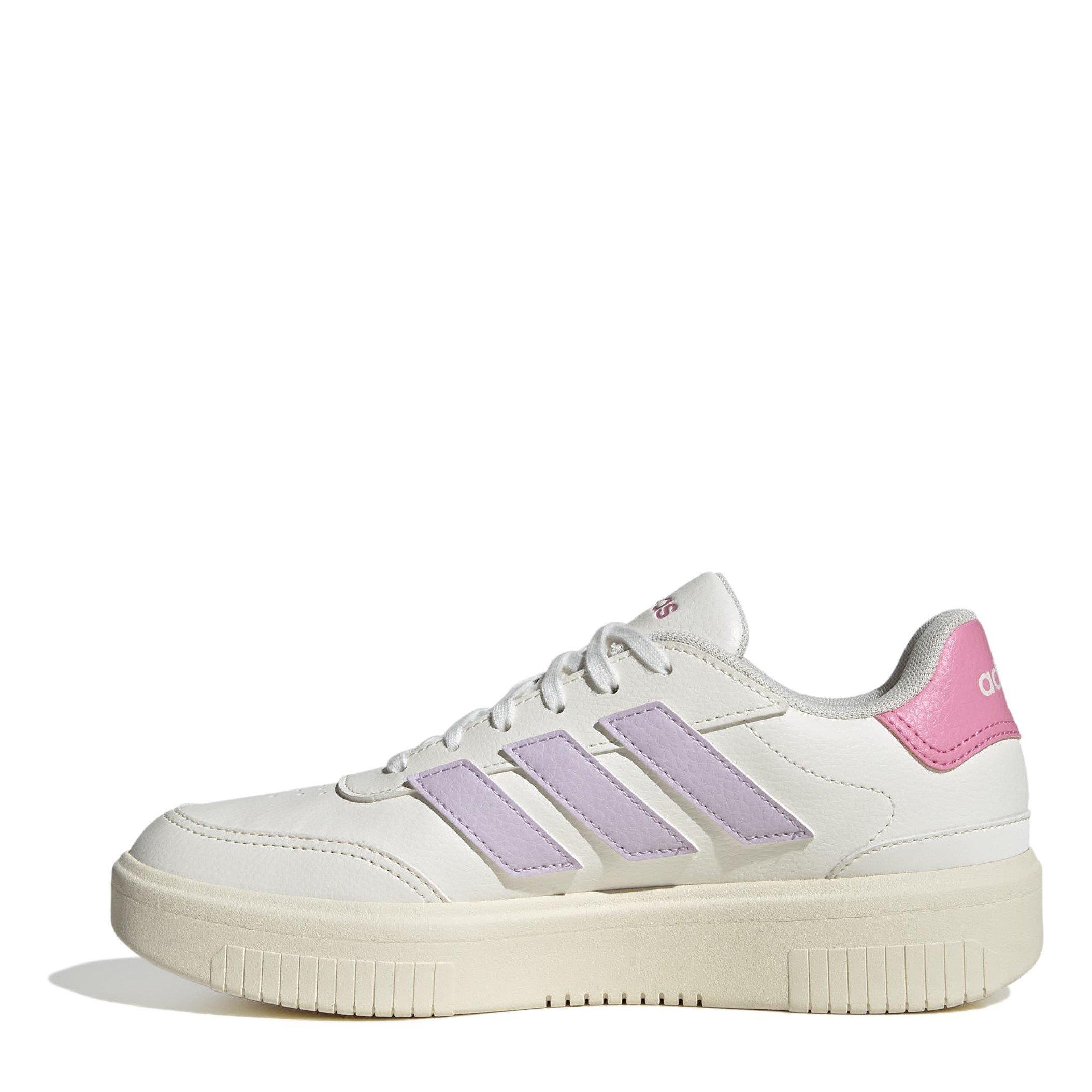 Wht/Laven/Pink - adidas - adidas Courtblock Shoes Womens - 2