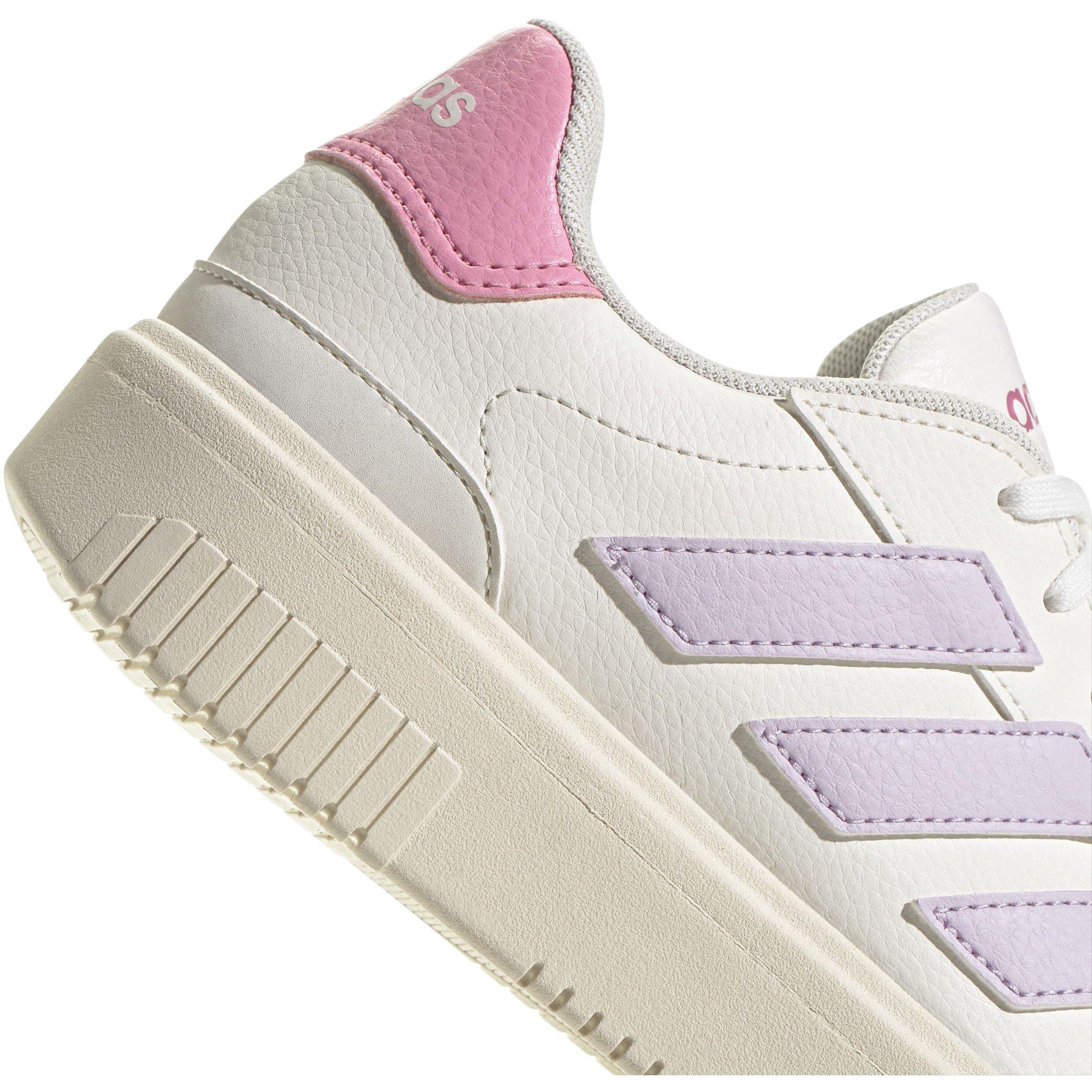 Wht/Laven/Pink - adidas - adidas Courtblock Shoes Womens - 7